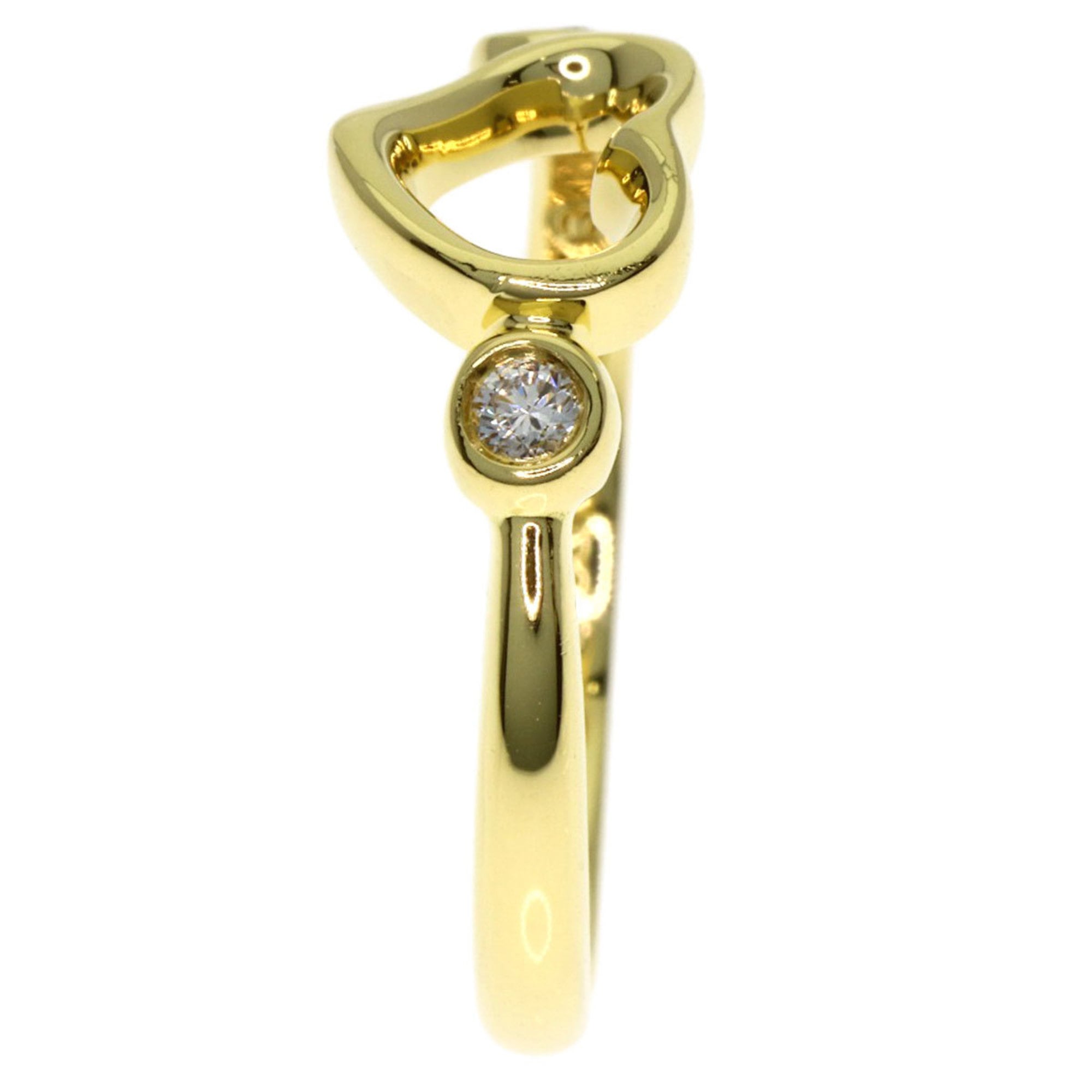 Tiffany Open Heart Yellow Gold (18K) Band Ring (Pre-Owned)