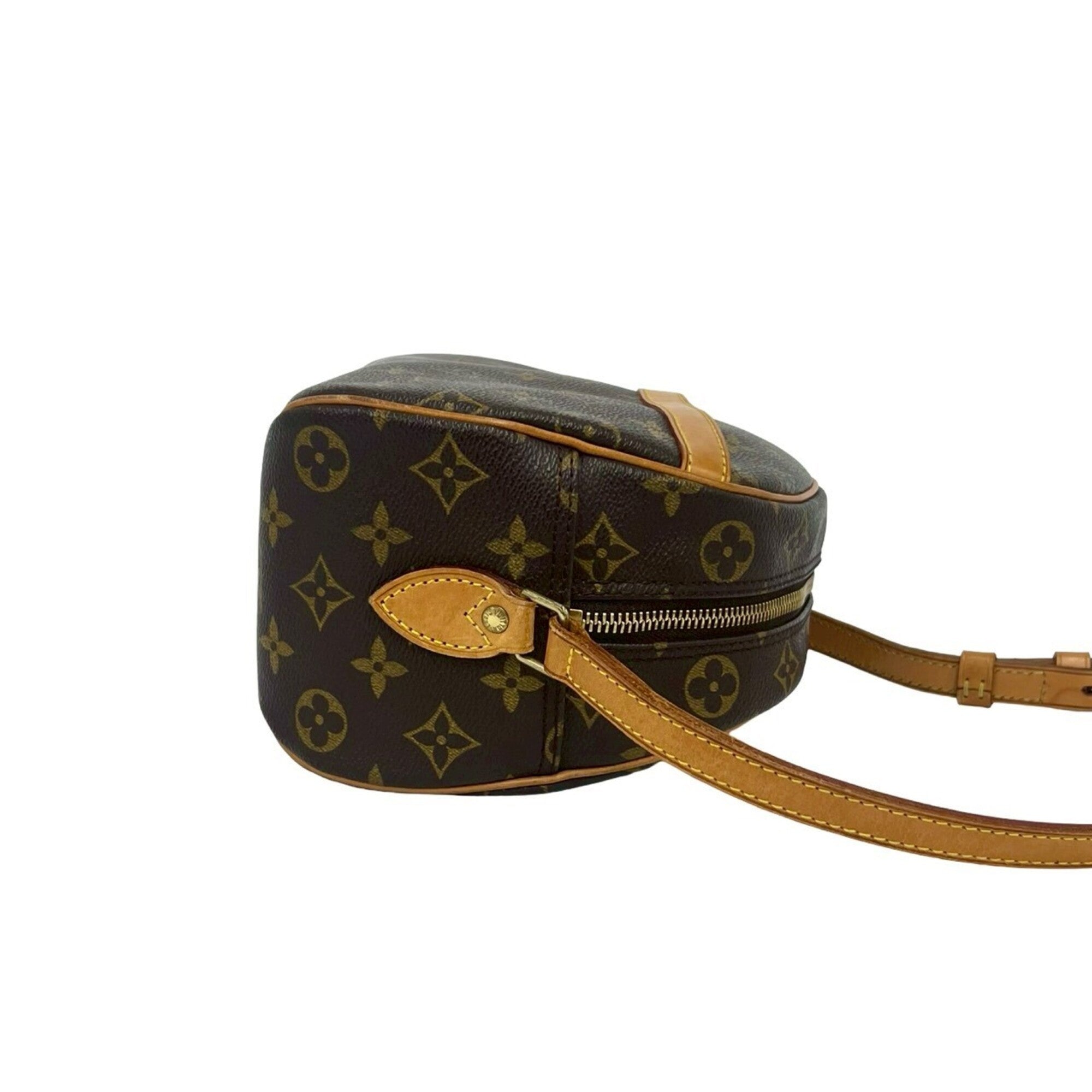 Louis Vuitton Brown Leather Pvc Shoulder Bag (Pre-Owned)