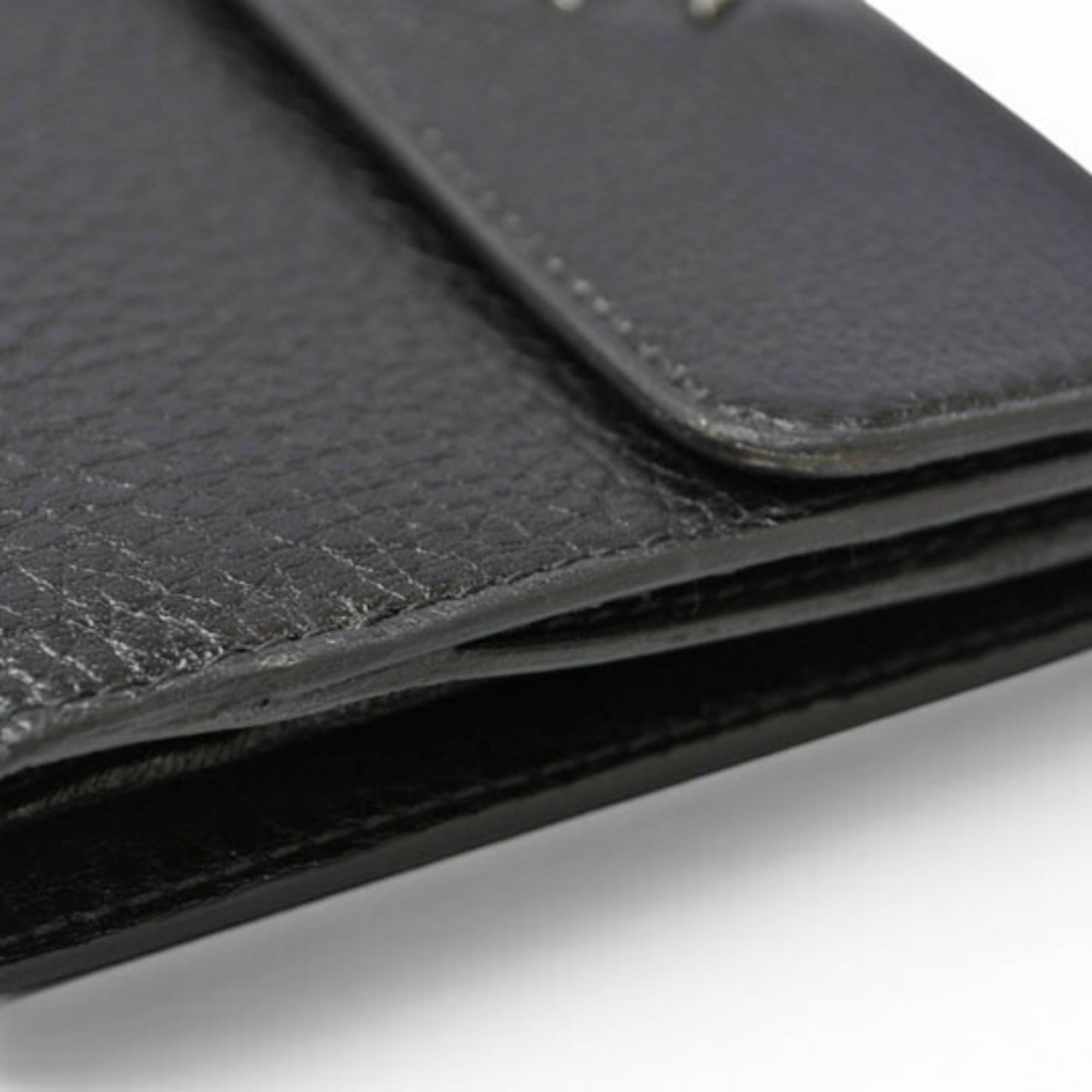 Prada Black Leather Wallet (Tri-Fold) (Pre-Owned)