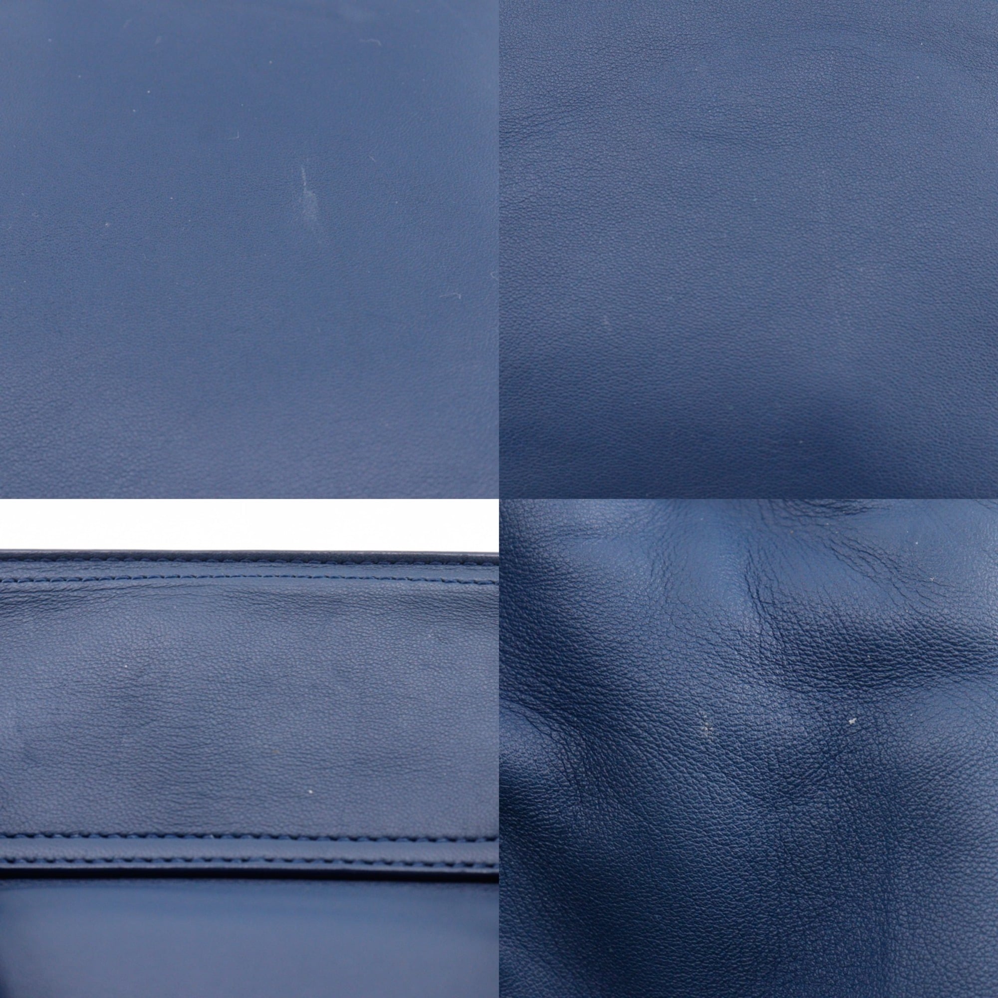 Bottega Veneta Intrecciato Blue Leather Backpack (Pre-Owned)