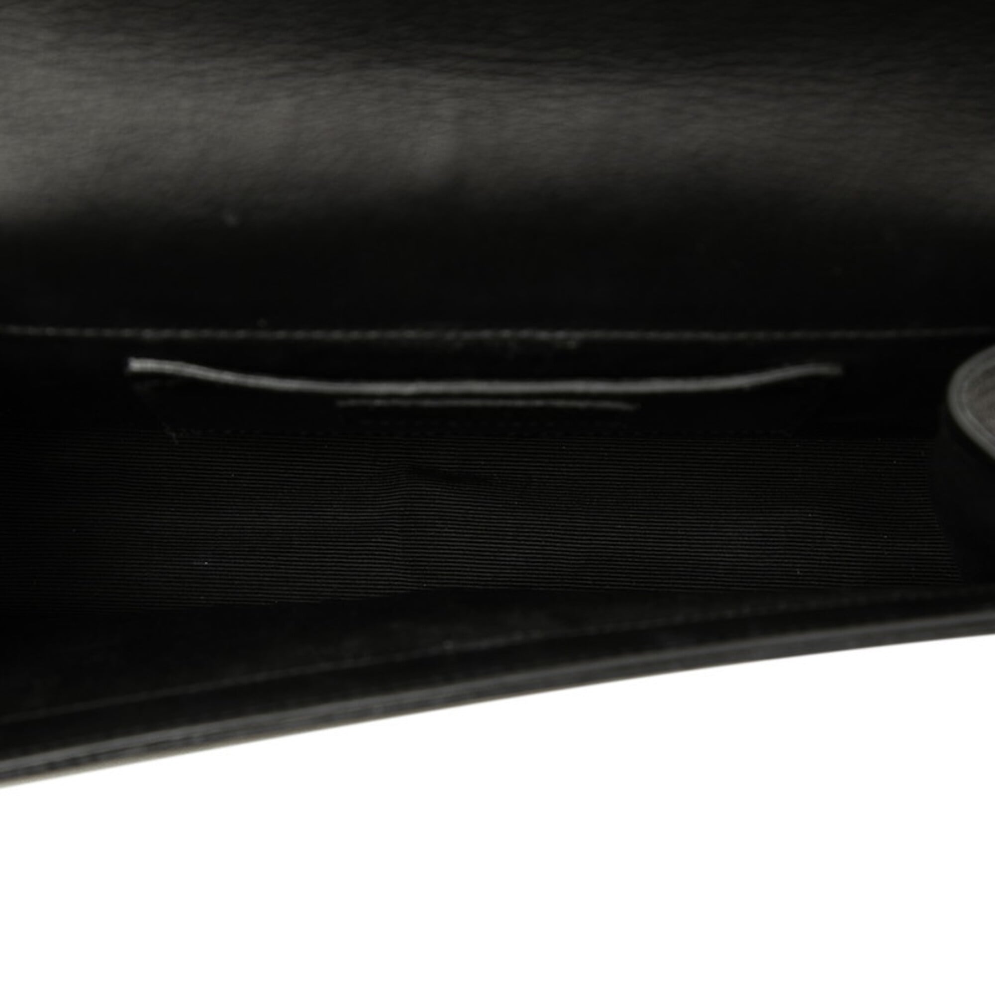 Saint Laurent Black Leather Shoulder Bag (Pre-Owned)