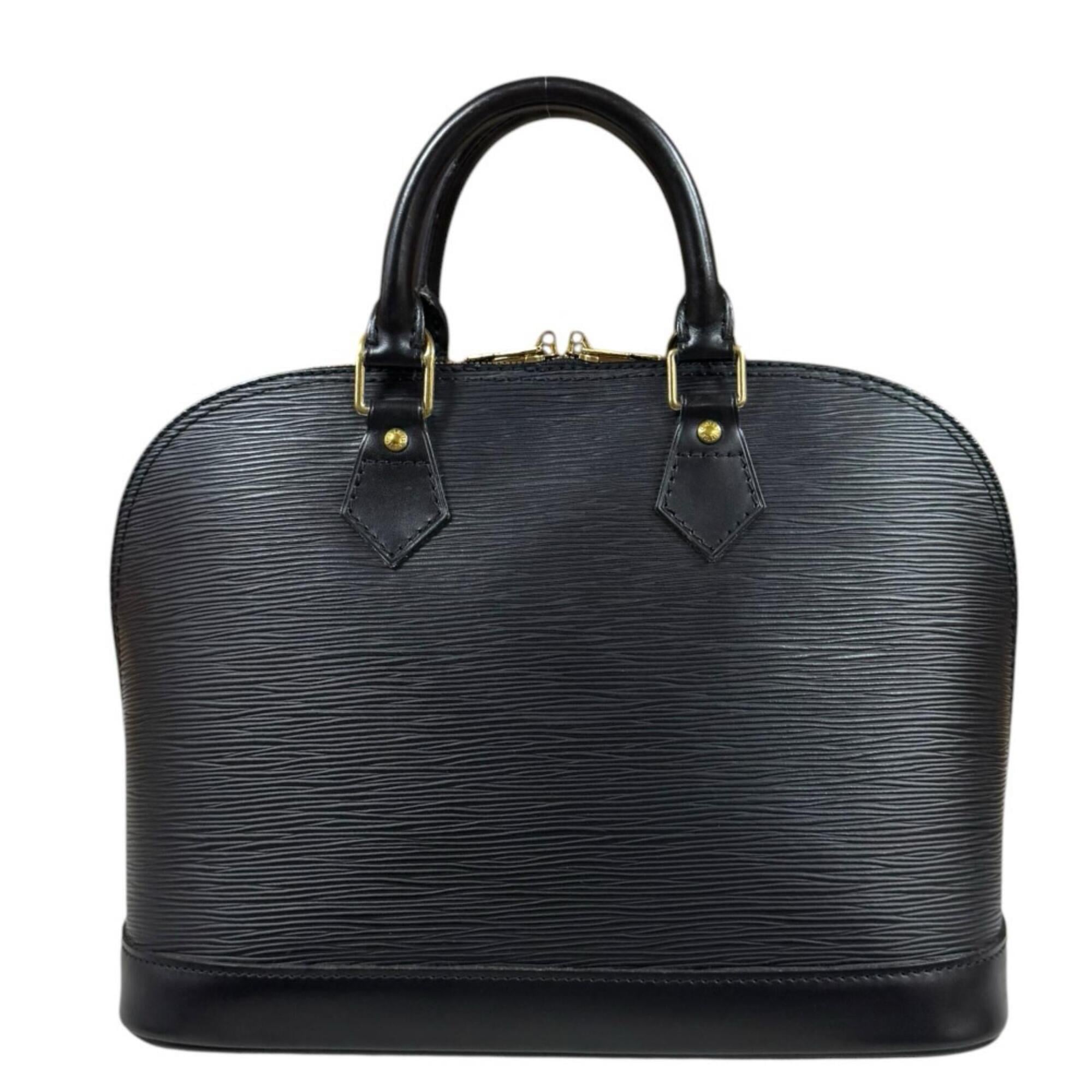 Louis Vuitton Epi Black Epi Leather Handbag (Pre-Owned)