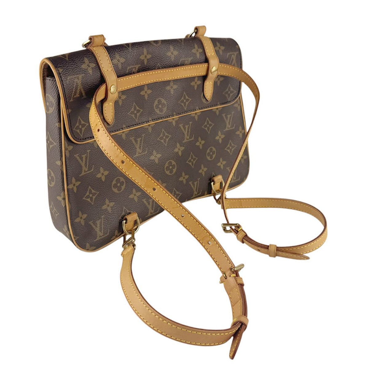Louis Vuitton Brown Monogram Monogram Backpack Shoulder Bag (Pre-Owned)