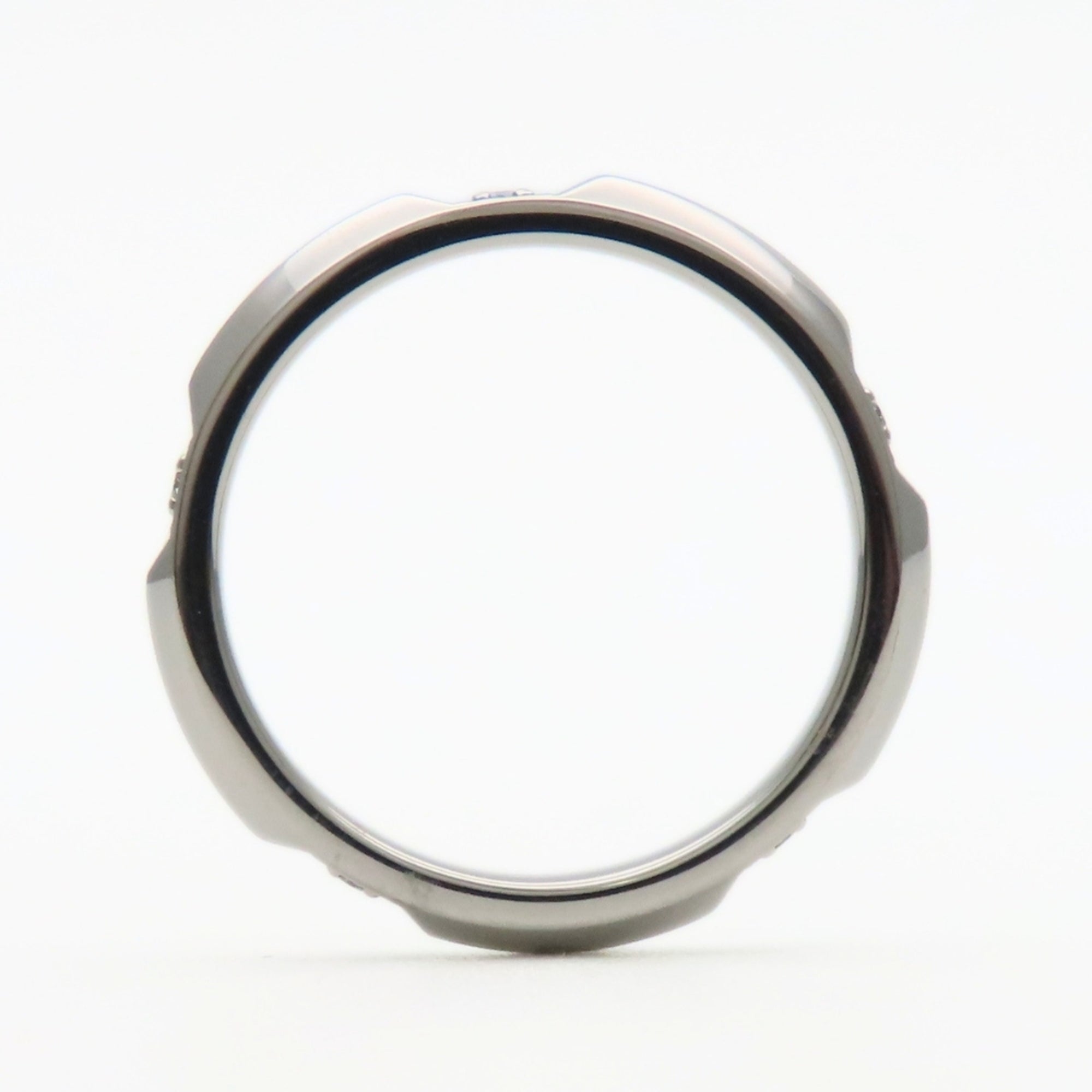 Tiffany Platinum Platinum 950 Band Ring (Pre-Owned)