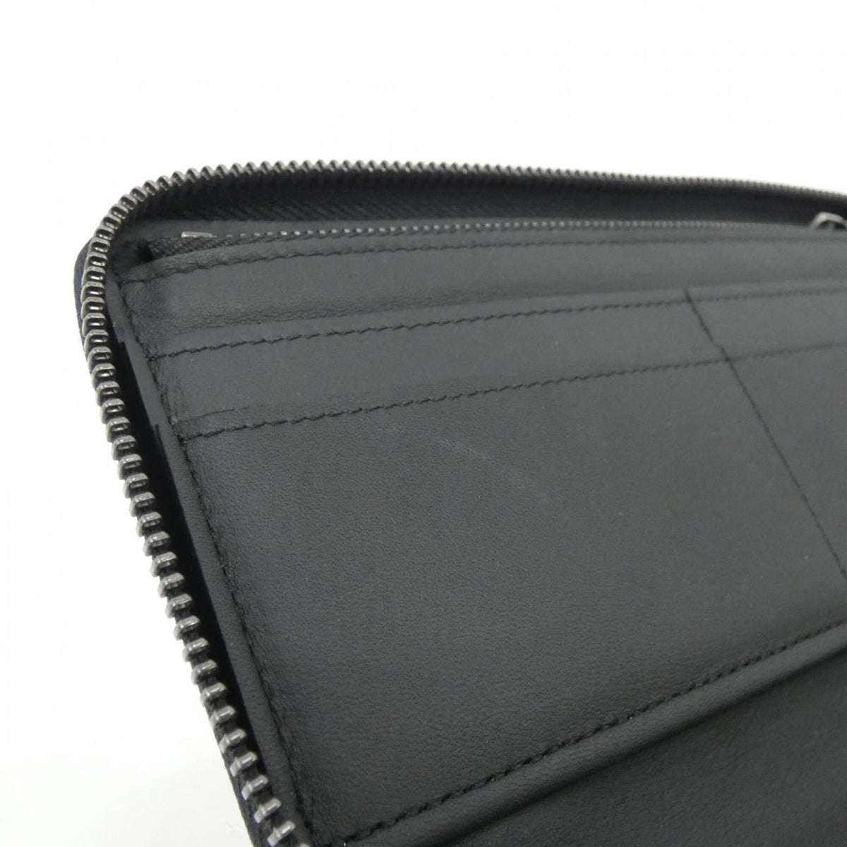 Louis Vuitton Onyx Leather Long Wallet (Bi-Fold) (Pre-Owned)
