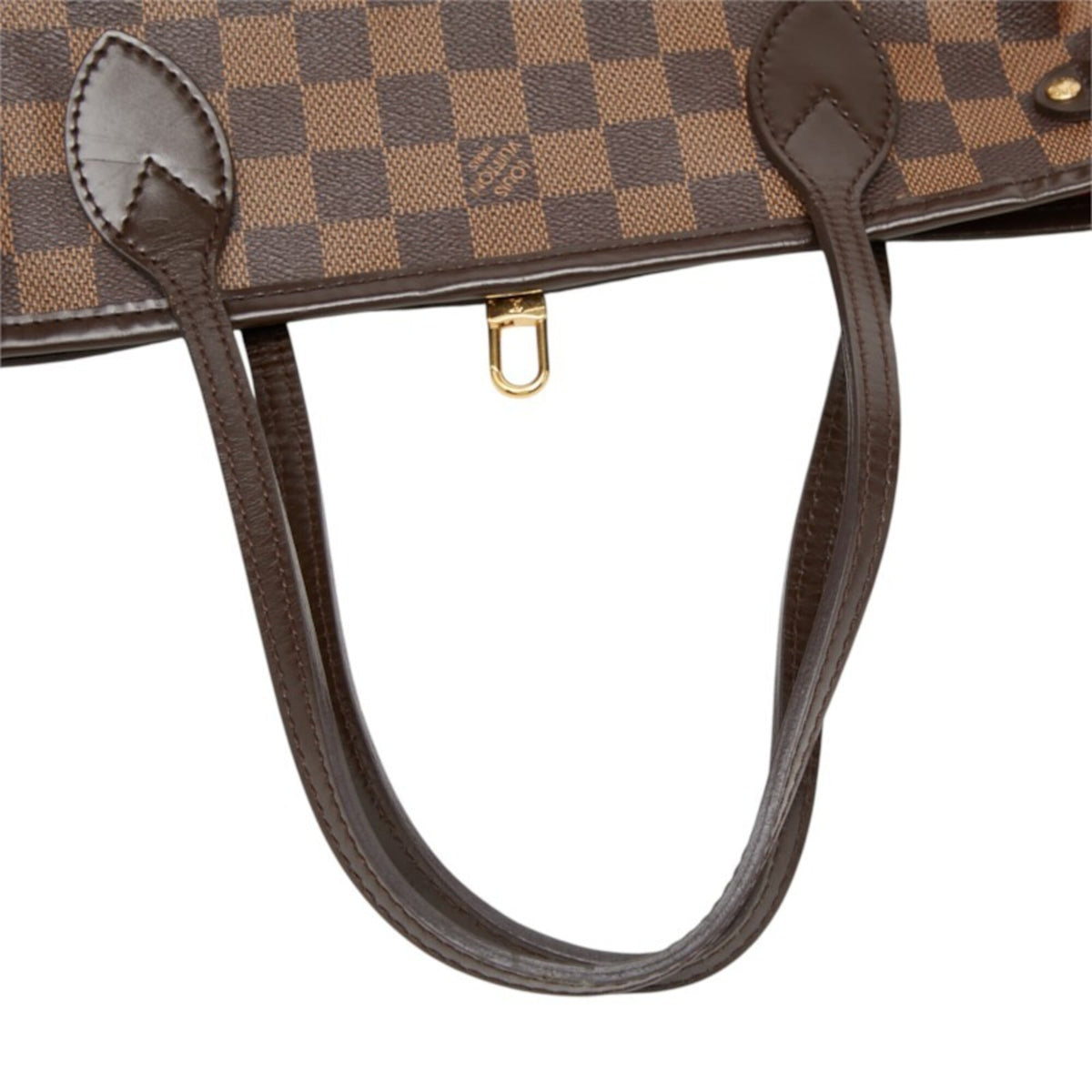 Louis Vuitton Brown Pvc Leather Handbag Tote Bag (Pre-Owned)