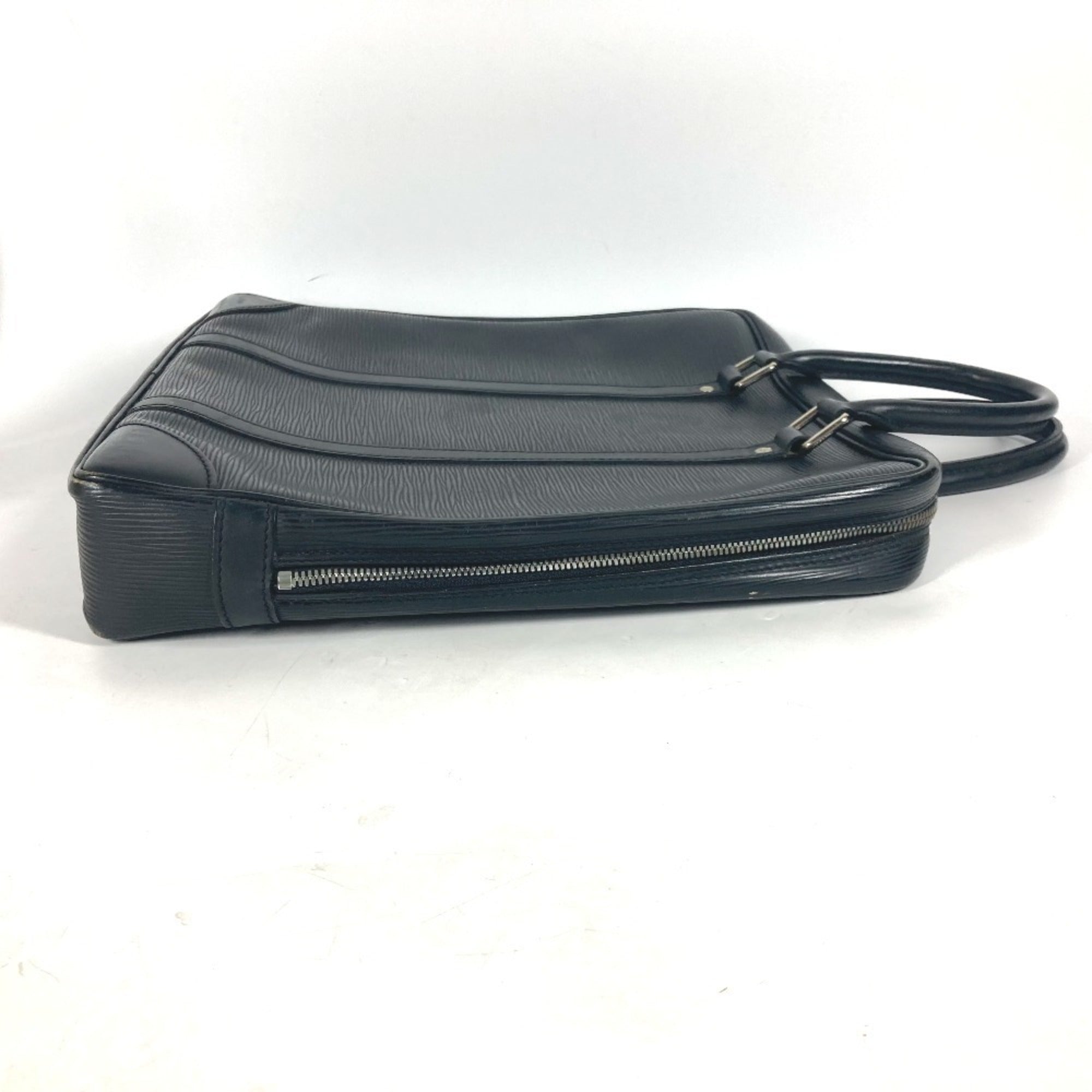 Louis Vuitton Epi Black Noir Epi Leather Briefcase (Pre-Owned)