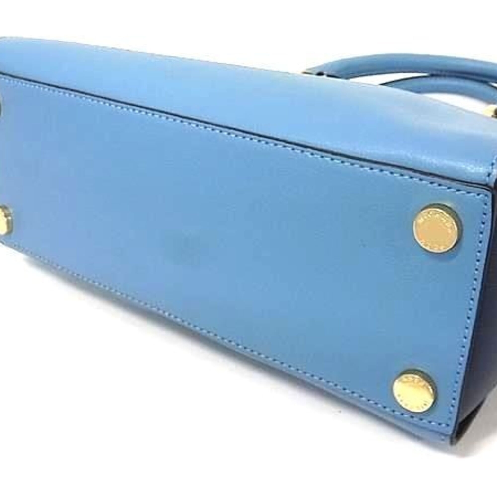 Michael Kors Blue Leather Handbag Shoulder Bag (Pre-Owned)