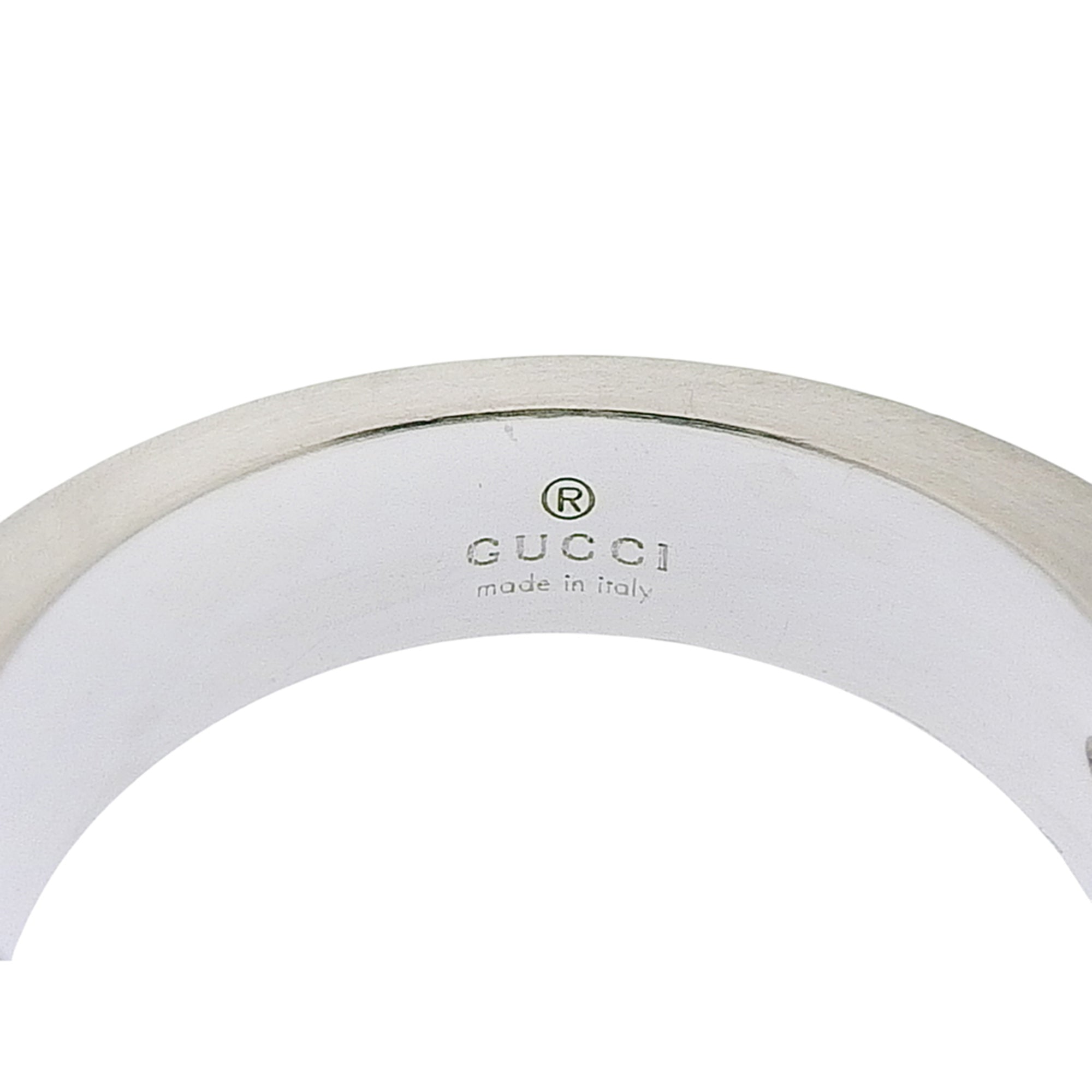 Gucci Silver 925 Band Ring (Pre-Owned)