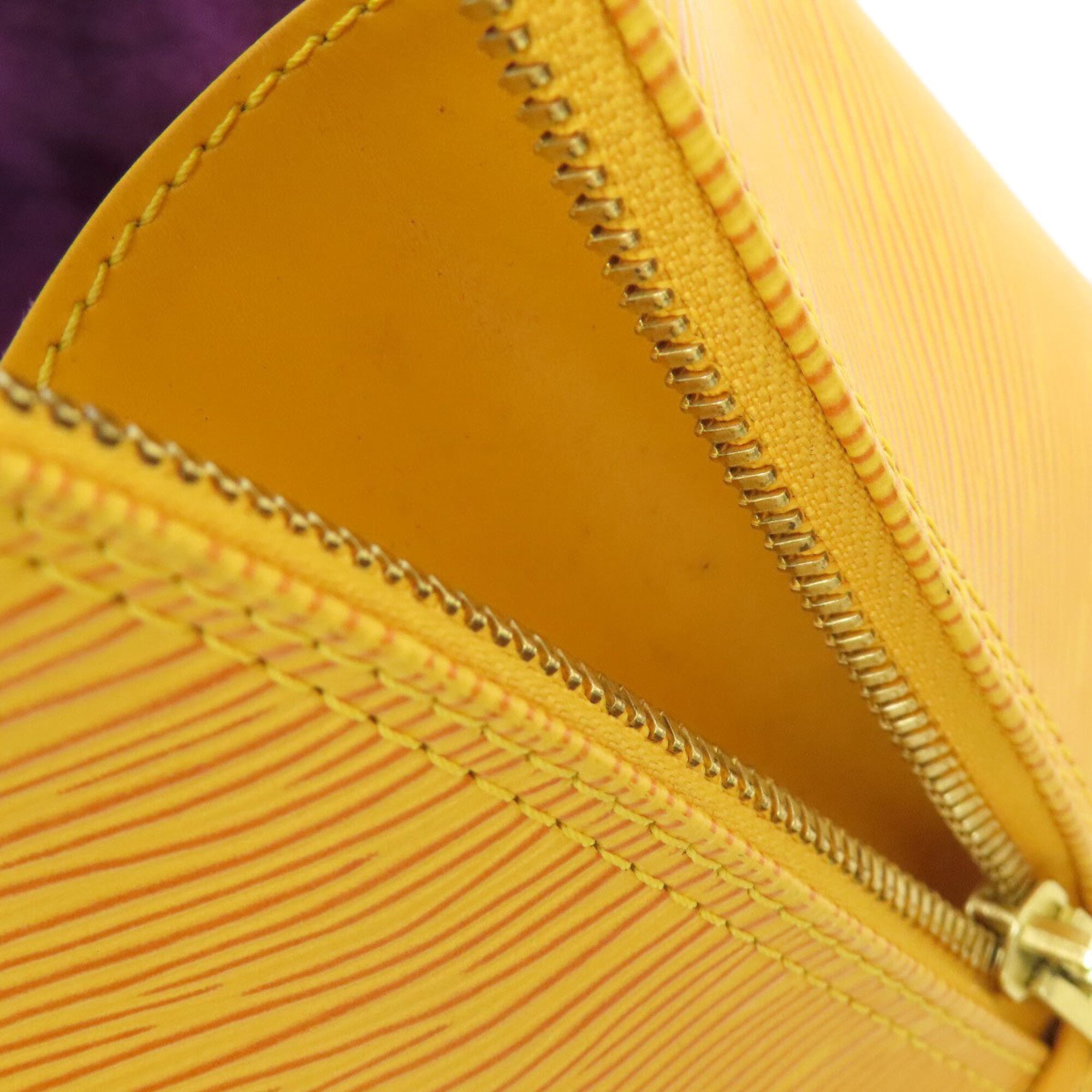 Louis Vuitton Yellow Epi Leather Handbag (Pre-Owned)