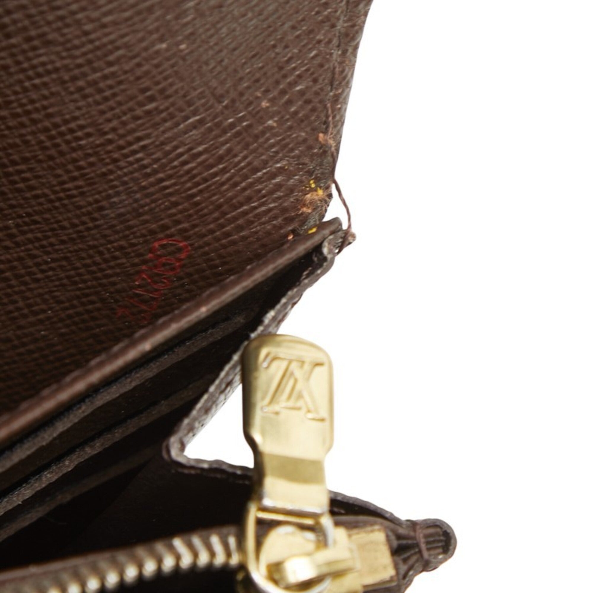 Louis Vuitton Brown Pvc Leather Long Wallet (Bi-Fold) (Pre-Owned)