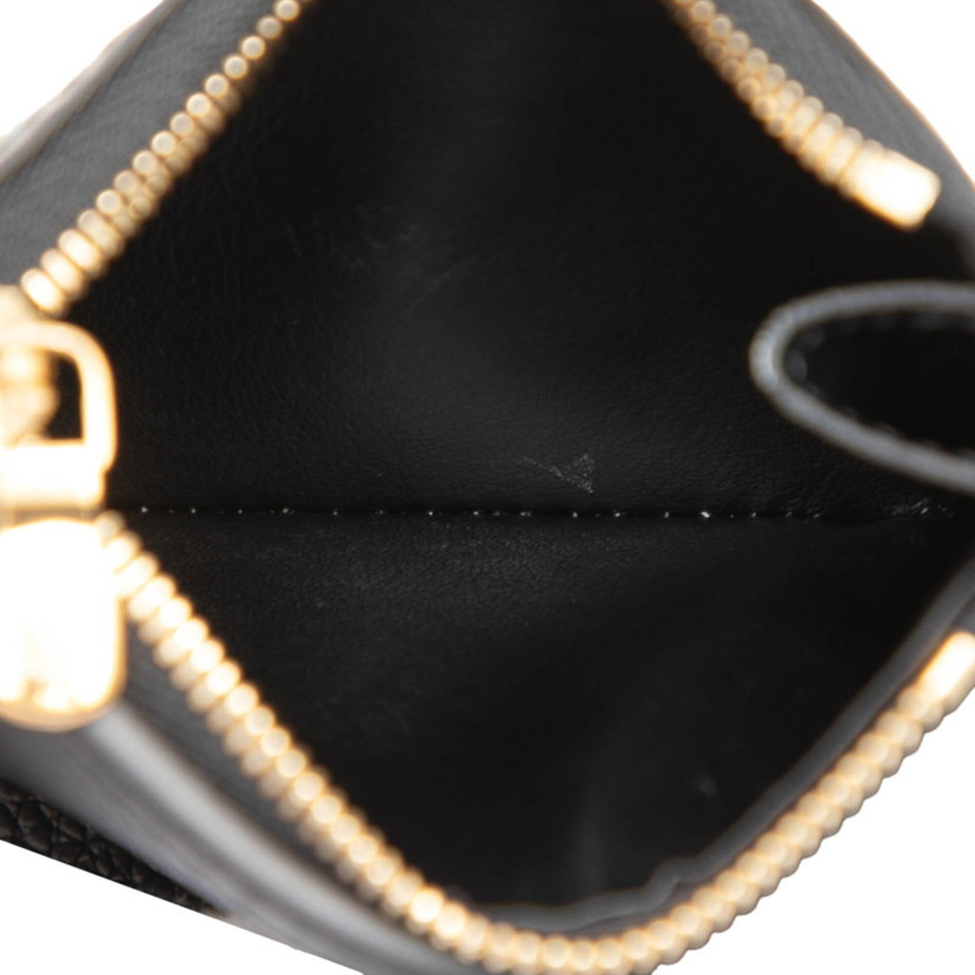 Louis Vuitton Black Noir Leather Wallet (Tri-Fold) (Pre-Owned)