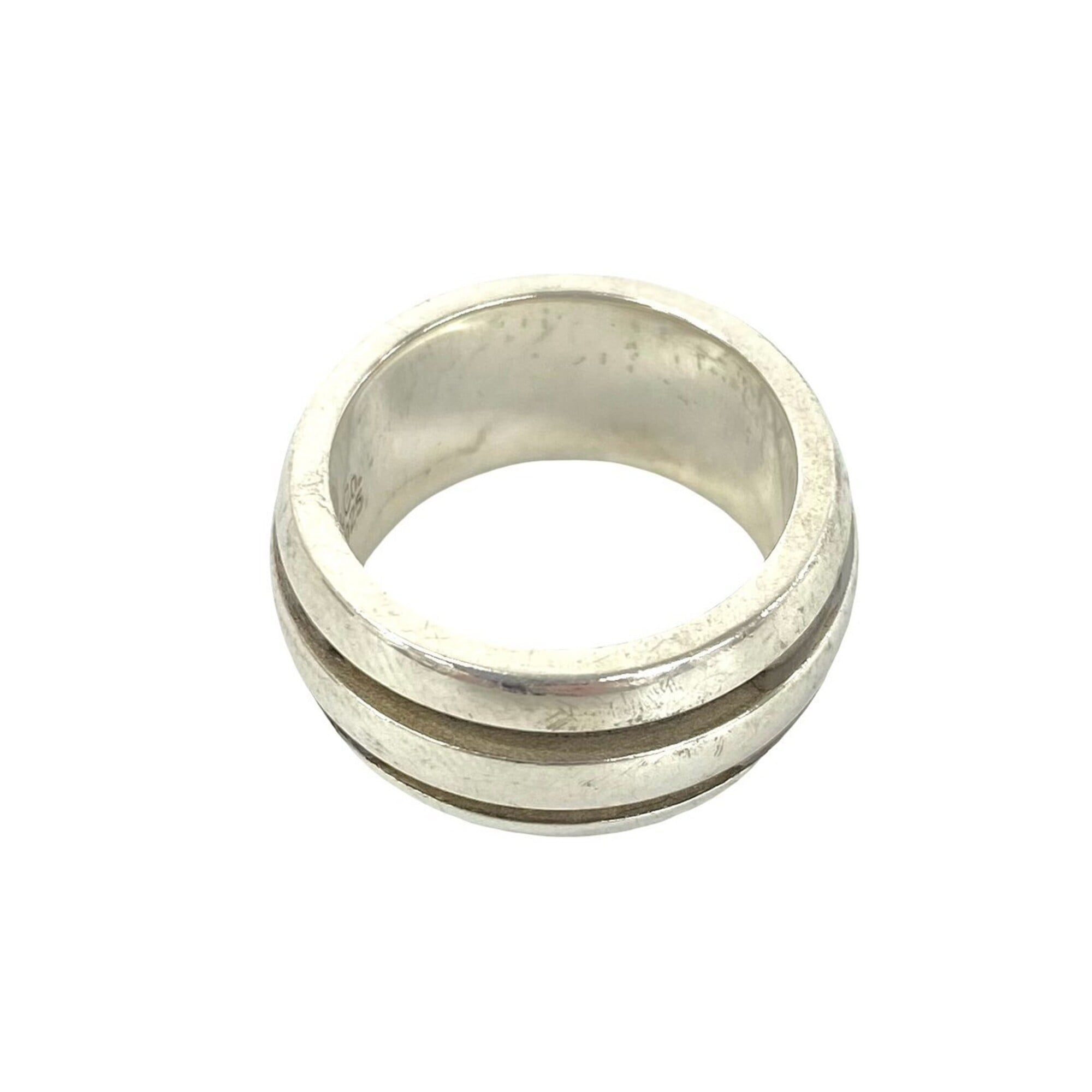 Tiffany Silver Silver 925 Band Ring (Pre-Owned)