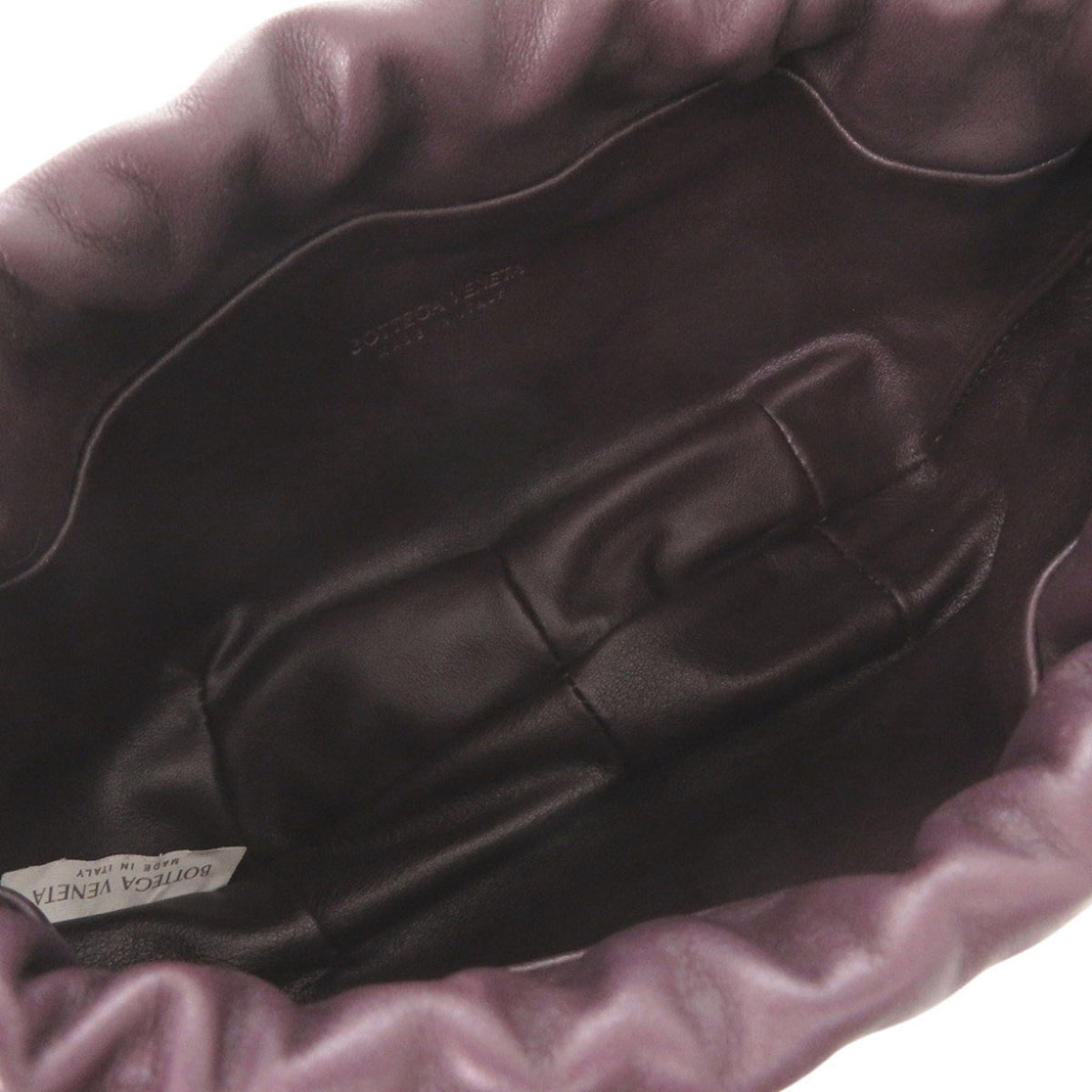 Bottega Veneta Purple Leather Shoulder Bag (Pre-Owned)