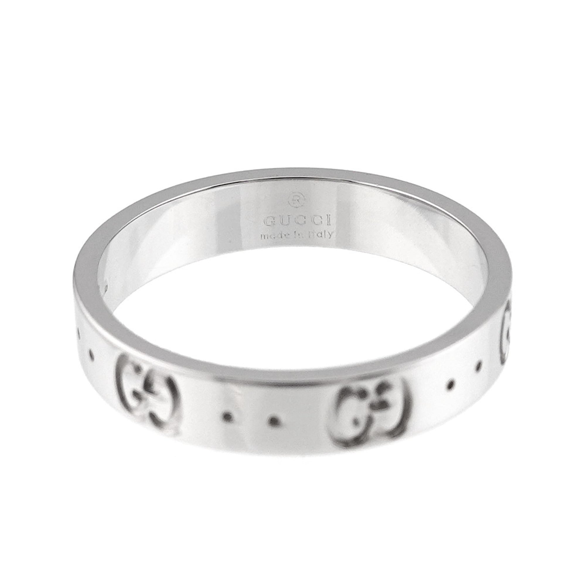 Gucci White Gold (18K) Band Ring (Pre-Owned)
