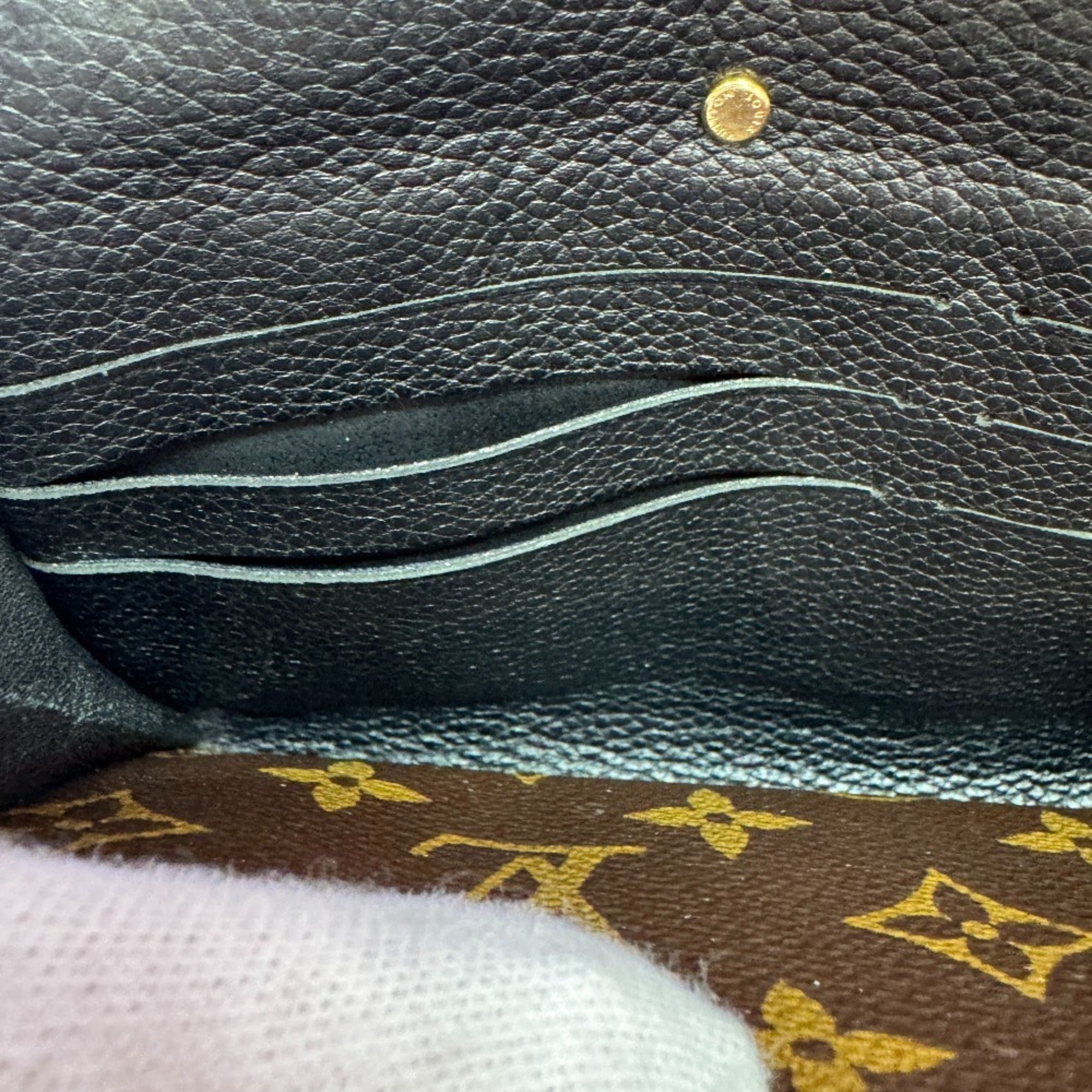 Louis Vuitton Black Brown Monogram Monogram Leather (Pre-Owned)