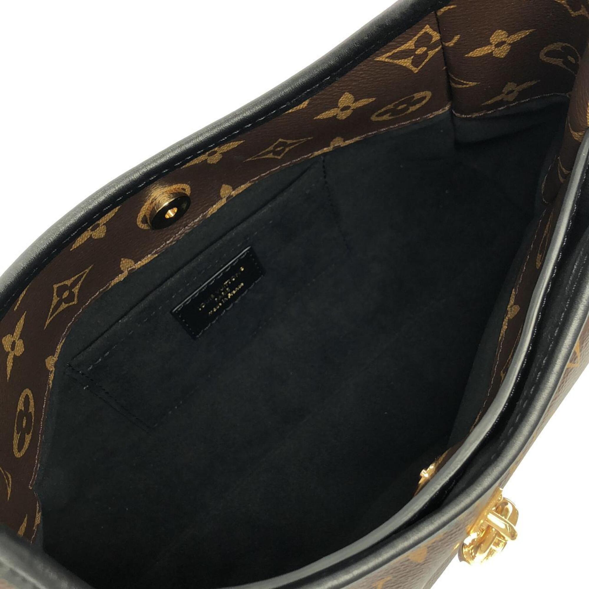 Louis Vuitton Black Marron Monogram Monogram Coated Canvas Shoulder Bag (Pre-Owned)