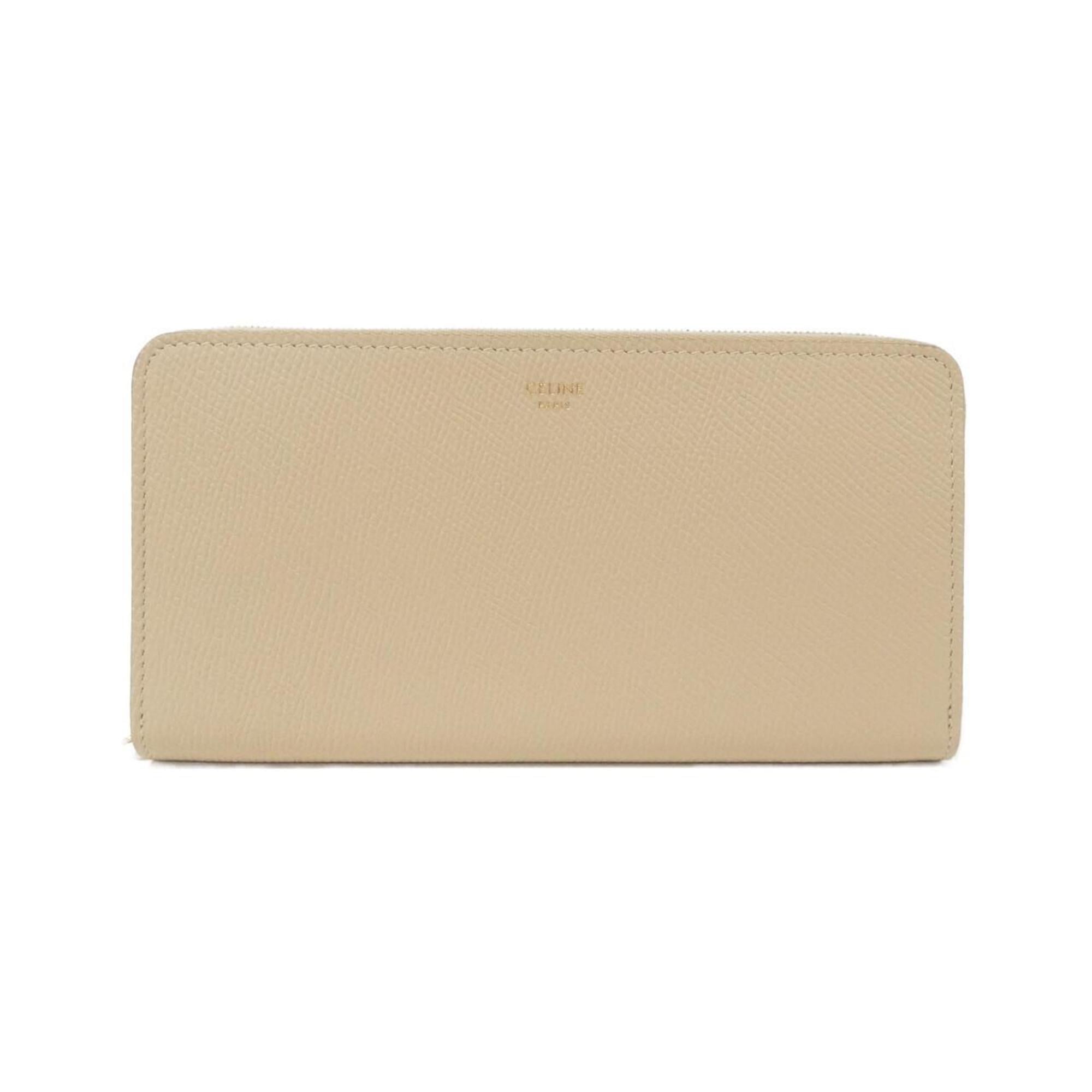 Celine Leather Long Wallet (Bi-Fold) (Pre-Owned)
