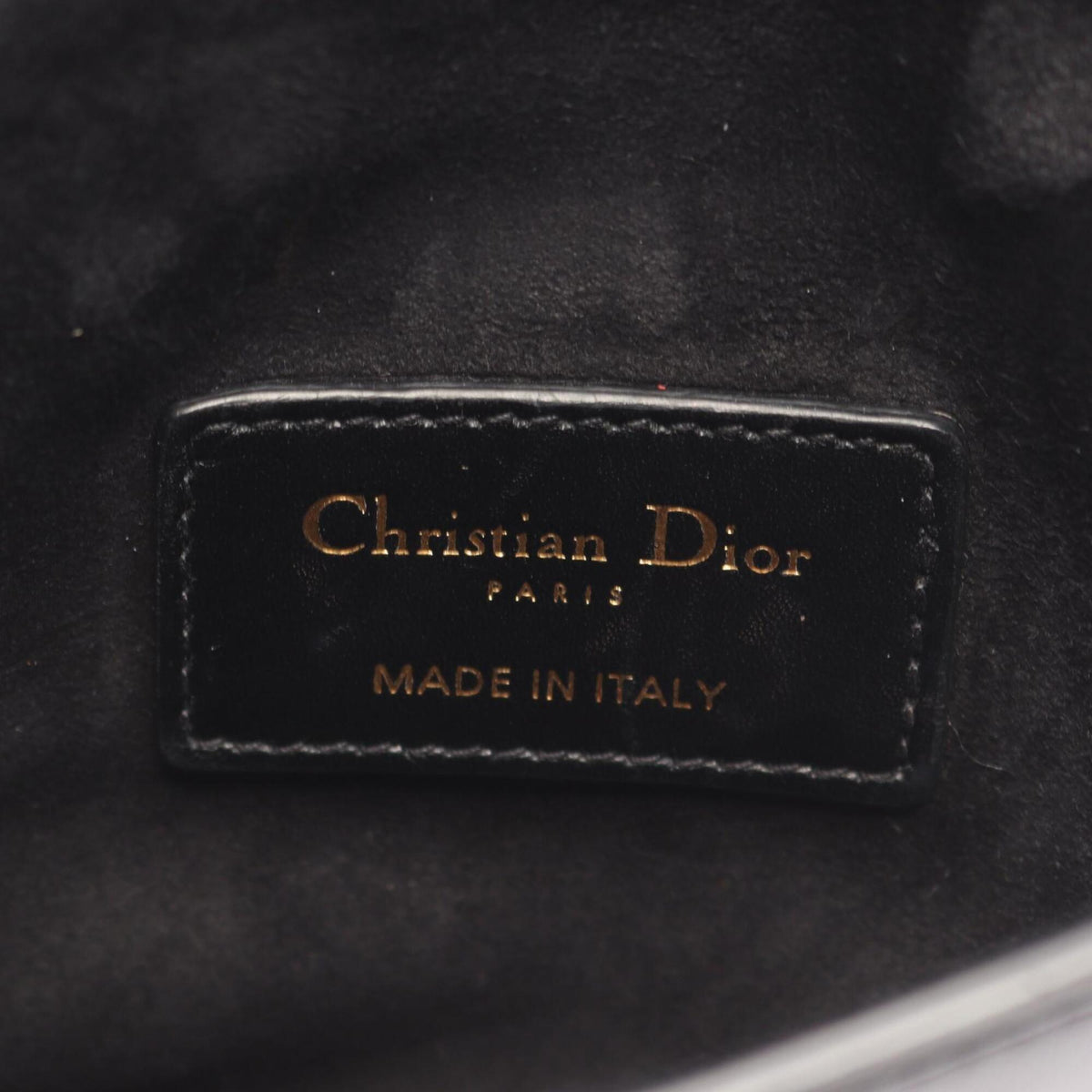 Christian Dior Black Leather Fanny Pack Handbag Saddle Bag (Pre-Owned)