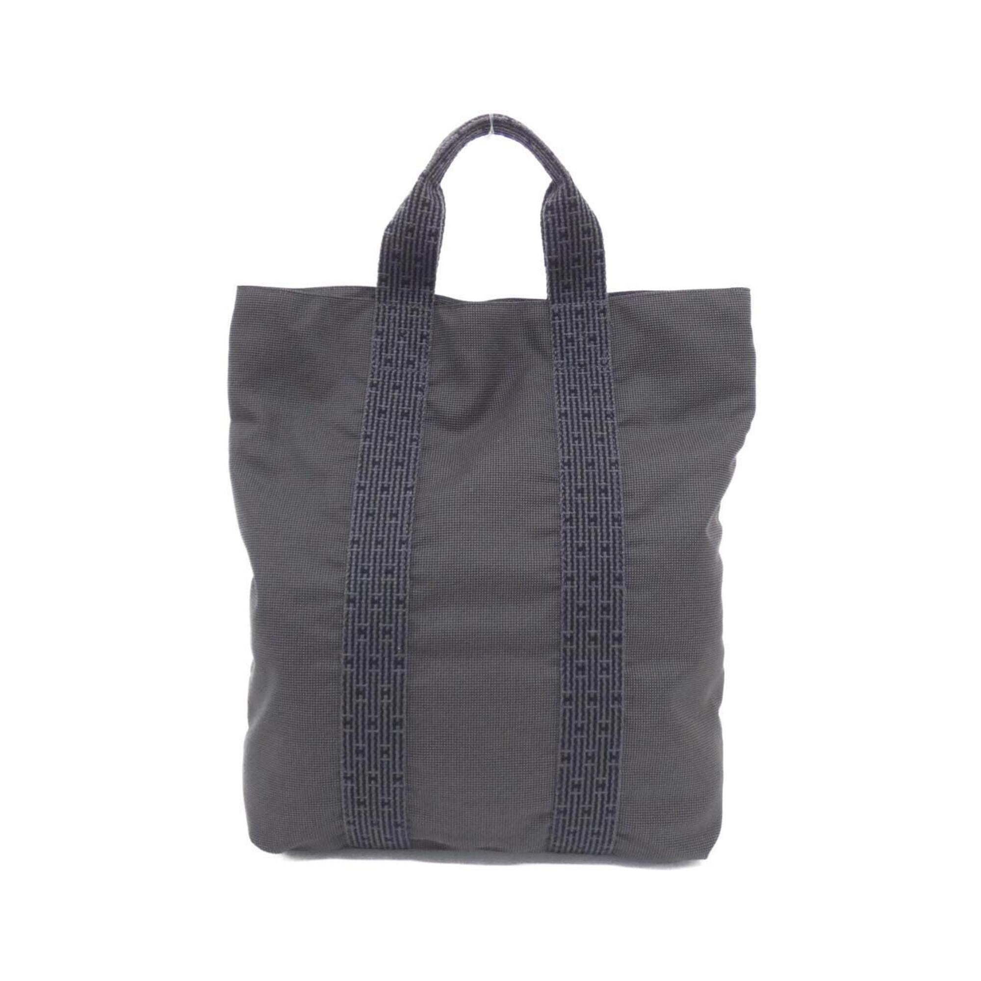 Hermes Black Canvas Handbag (Pre-Owned)