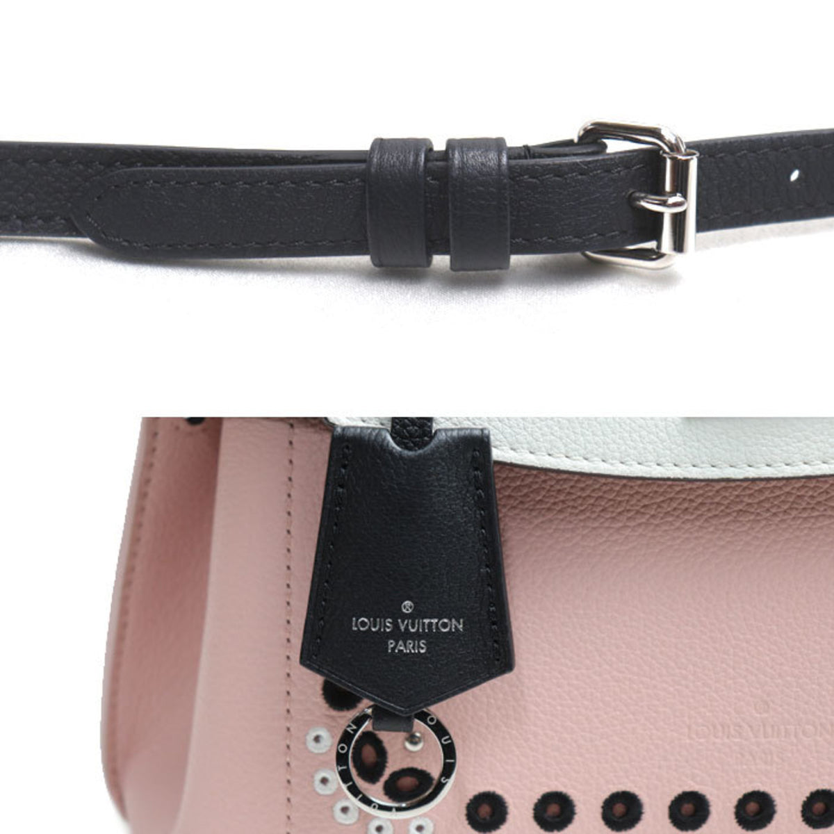 Louis Vuitton Multi-Color Pink Leather Shoulder Bag (Pre-Owned)
