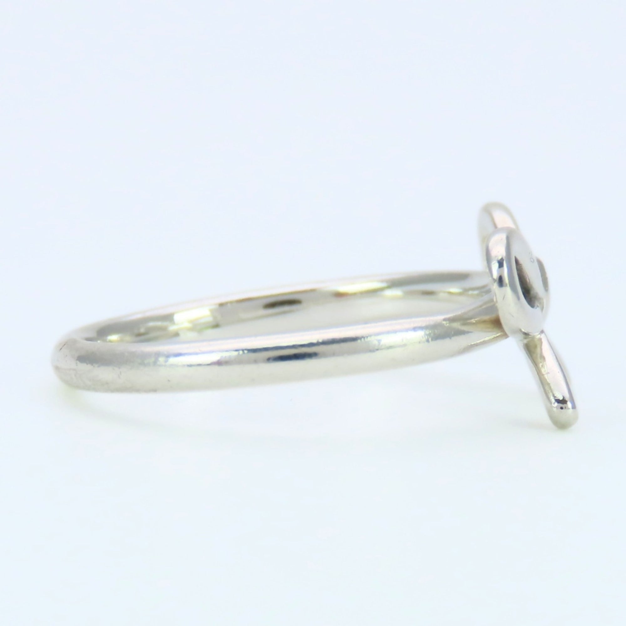 Tiffany Silver Silver 925 Band Ring (Pre-Owned)