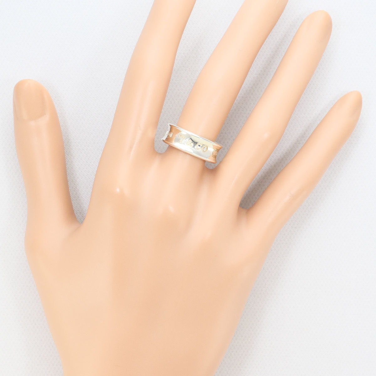 Tiffany Silver 925 Band Ring (Pre-Owned)