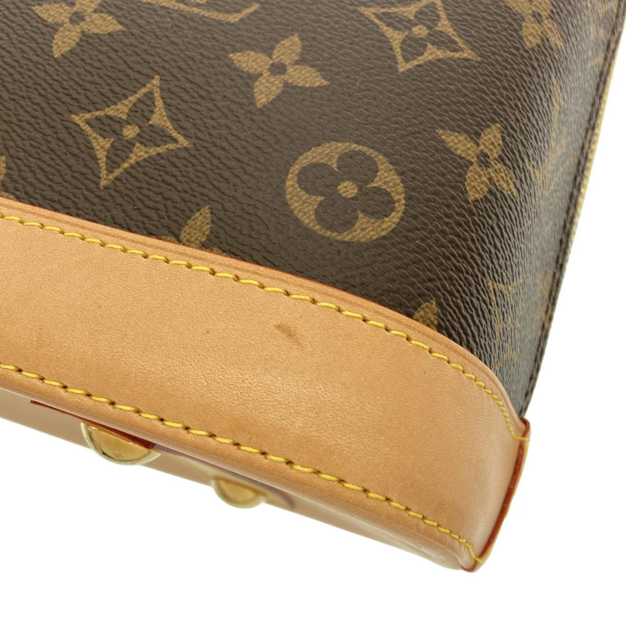 Louis Vuitton Marron Coated Canvas Handbag (Pre-Owned)