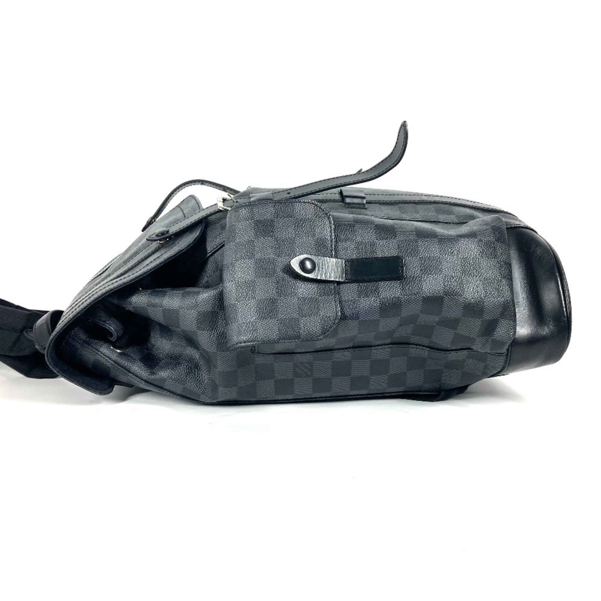 Louis Vuitton Black Damier Graphite Backpack (Pre-Owned)