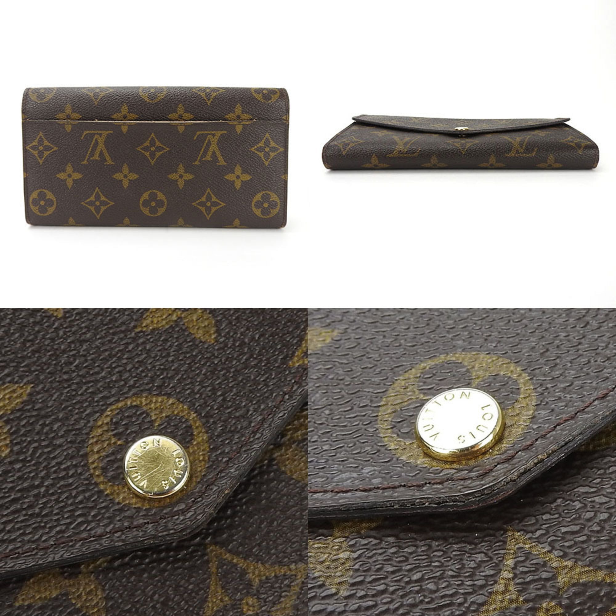 Louis Vuitton Monogram Long Wallet (Bi-Fold) (Pre-Owned)