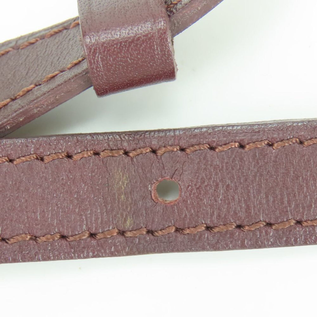 Louis Vuitton Bordeaux Cherry Red Color Monogram Mini Pochette Shoulder Bag (Pre-Owned)