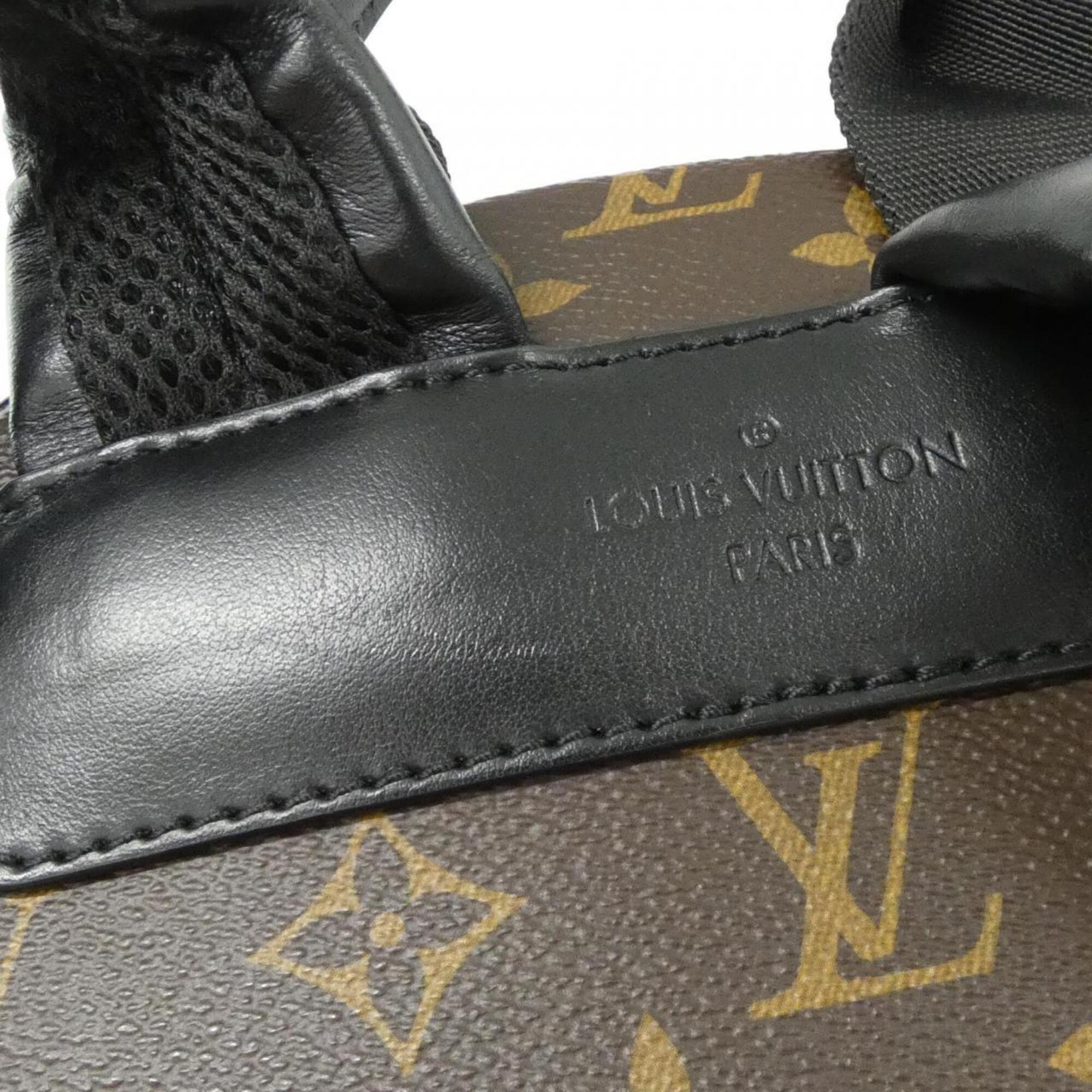 Louis Vuitton Marron Coated Canvas Backpack (Pre-Owned)