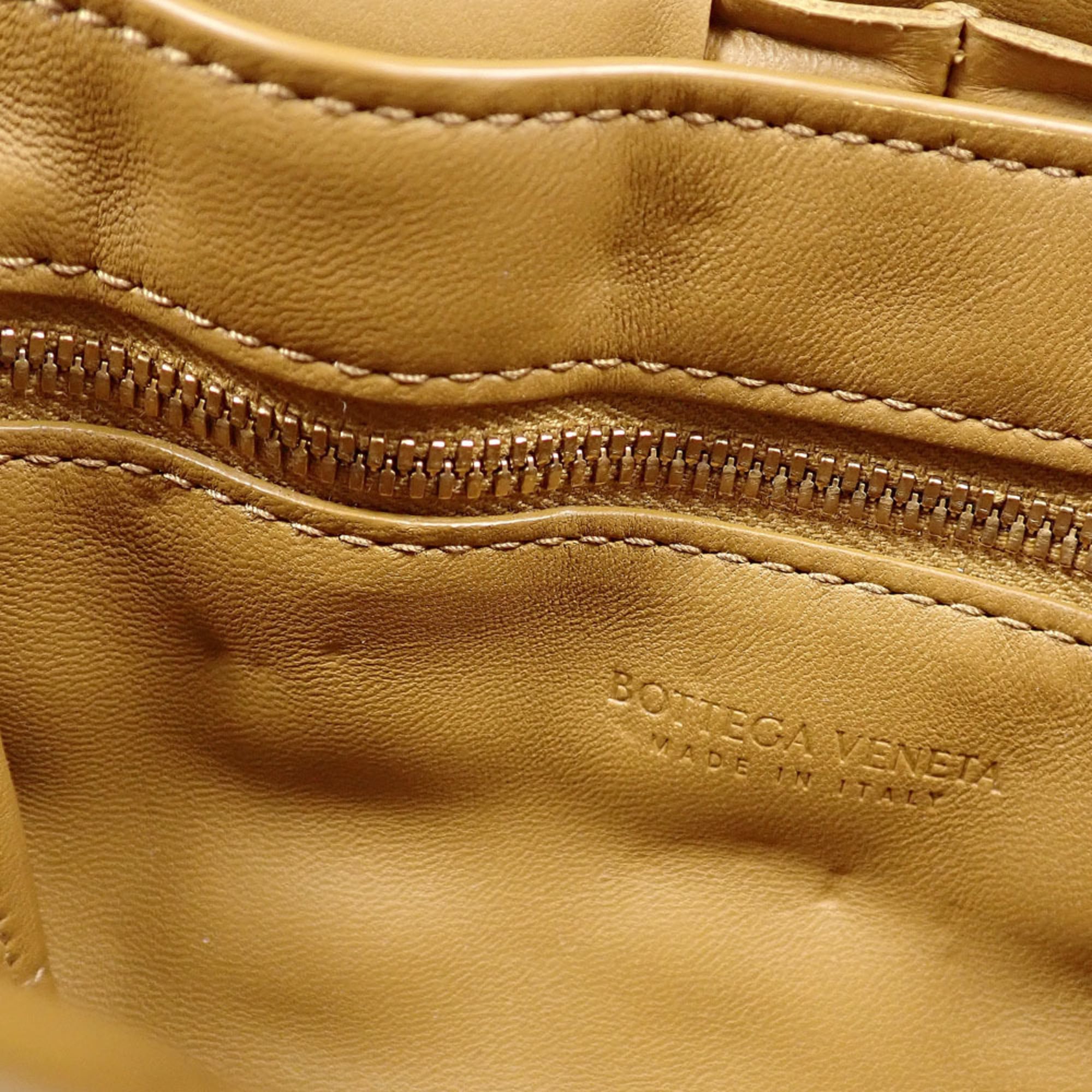 Bottega Veneta Brown Leather Shoulder Bag (Pre-Owned)
