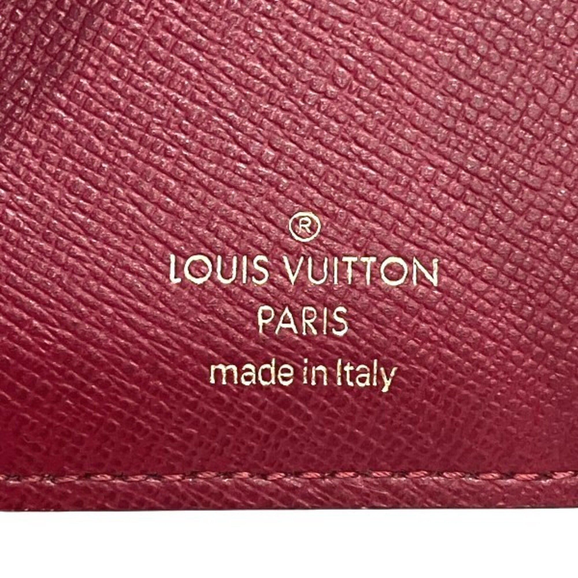 Louis Vuitton Monogram Fuchsia Monogram Wallet (Tri-Fold) (Pre-Owned)