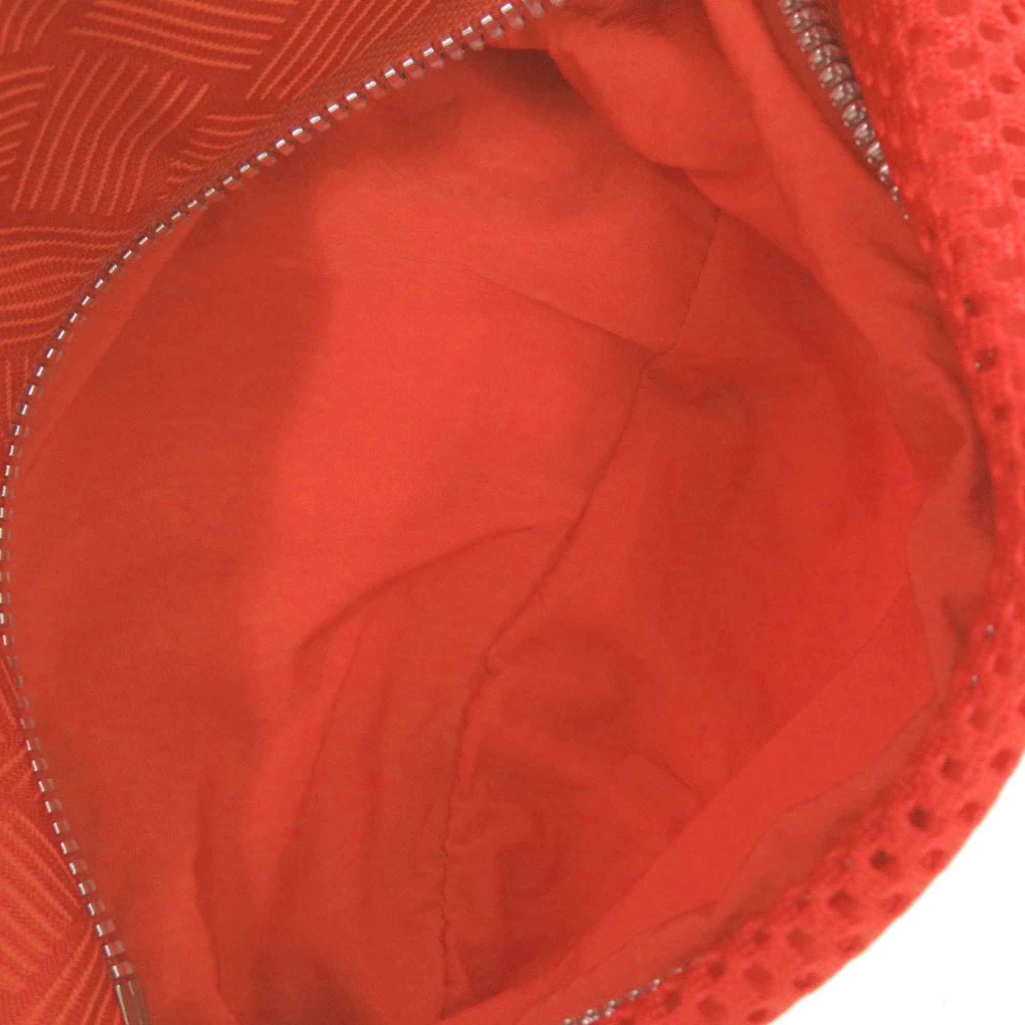 Bottega Veneta Orange Nylon Sling Bag (Pre-Owned)