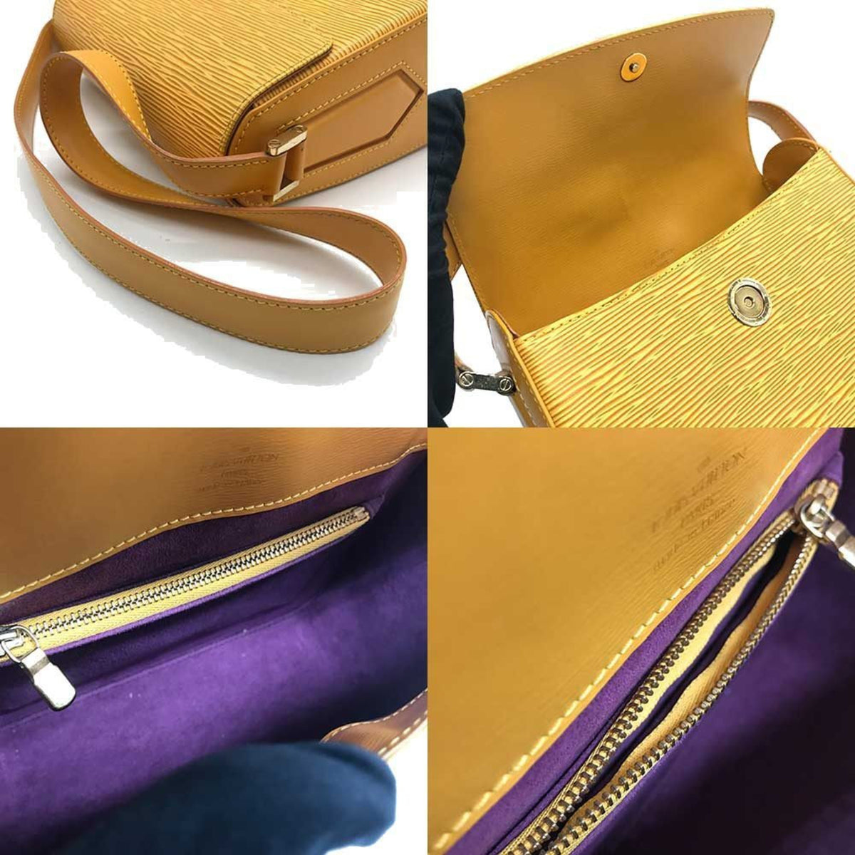 Louis Vuitton Yellow Epi Leather Shoulder Bag (Pre-Owned)