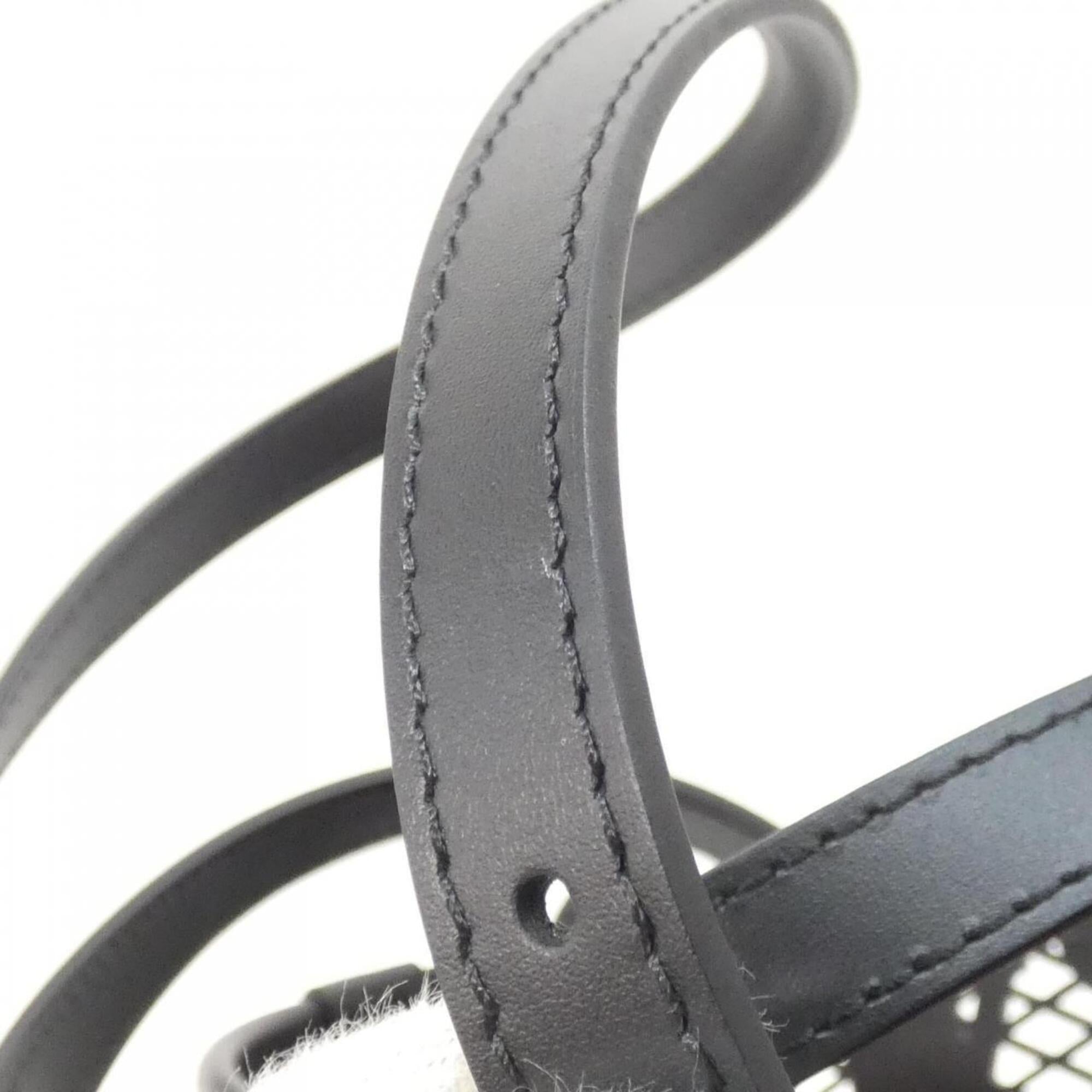 Louis Vuitton Black Monogram Leather Pouch Shoulder Bag (Pre-Owned)