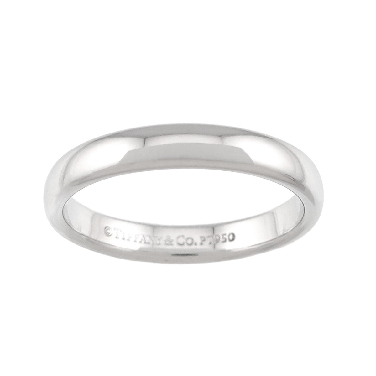 Tiffany Platinum 950 Band Ring (Pre-Owned)