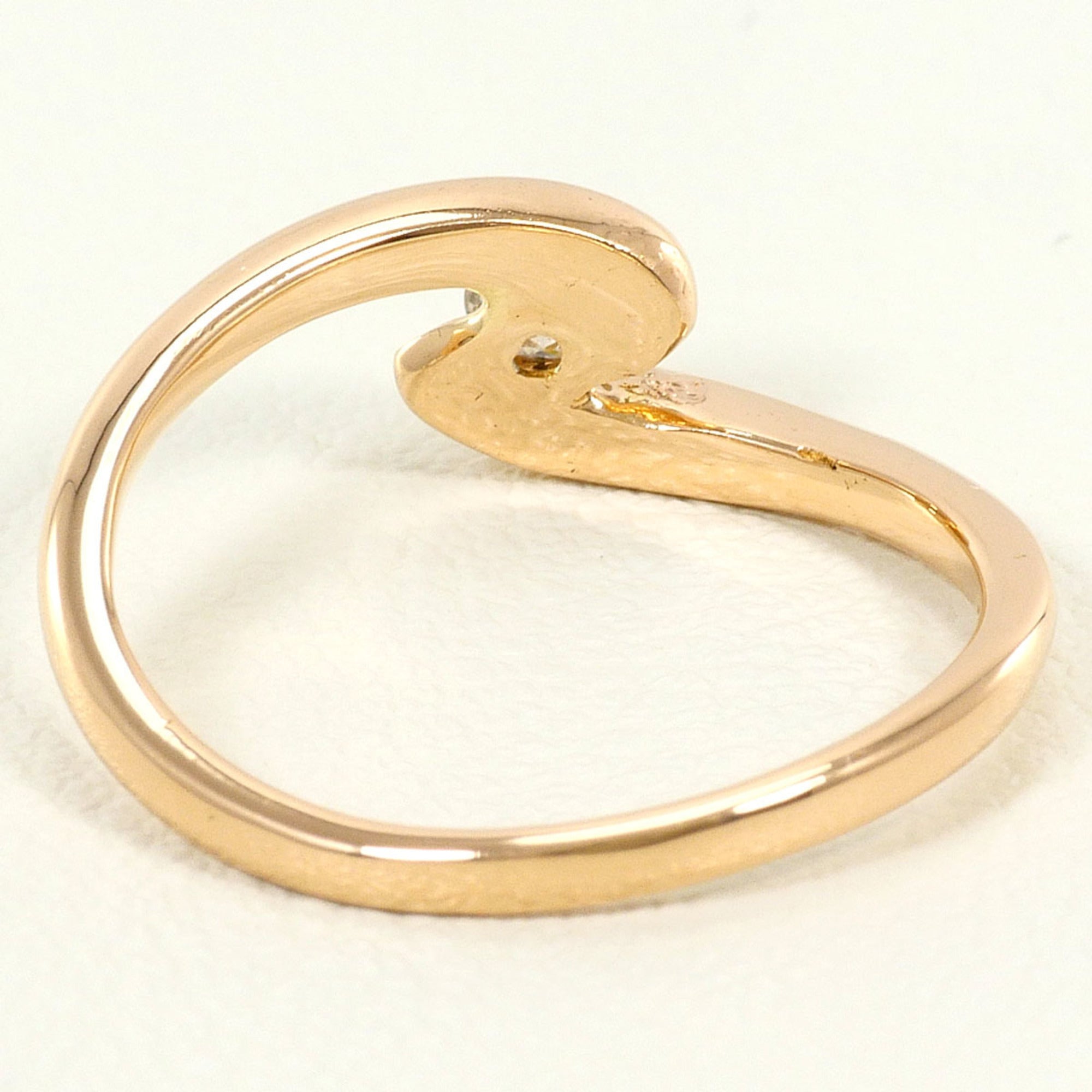 Unbranded Pink Gold Pink Gold (18K) Band Ring (Pre-Owned)