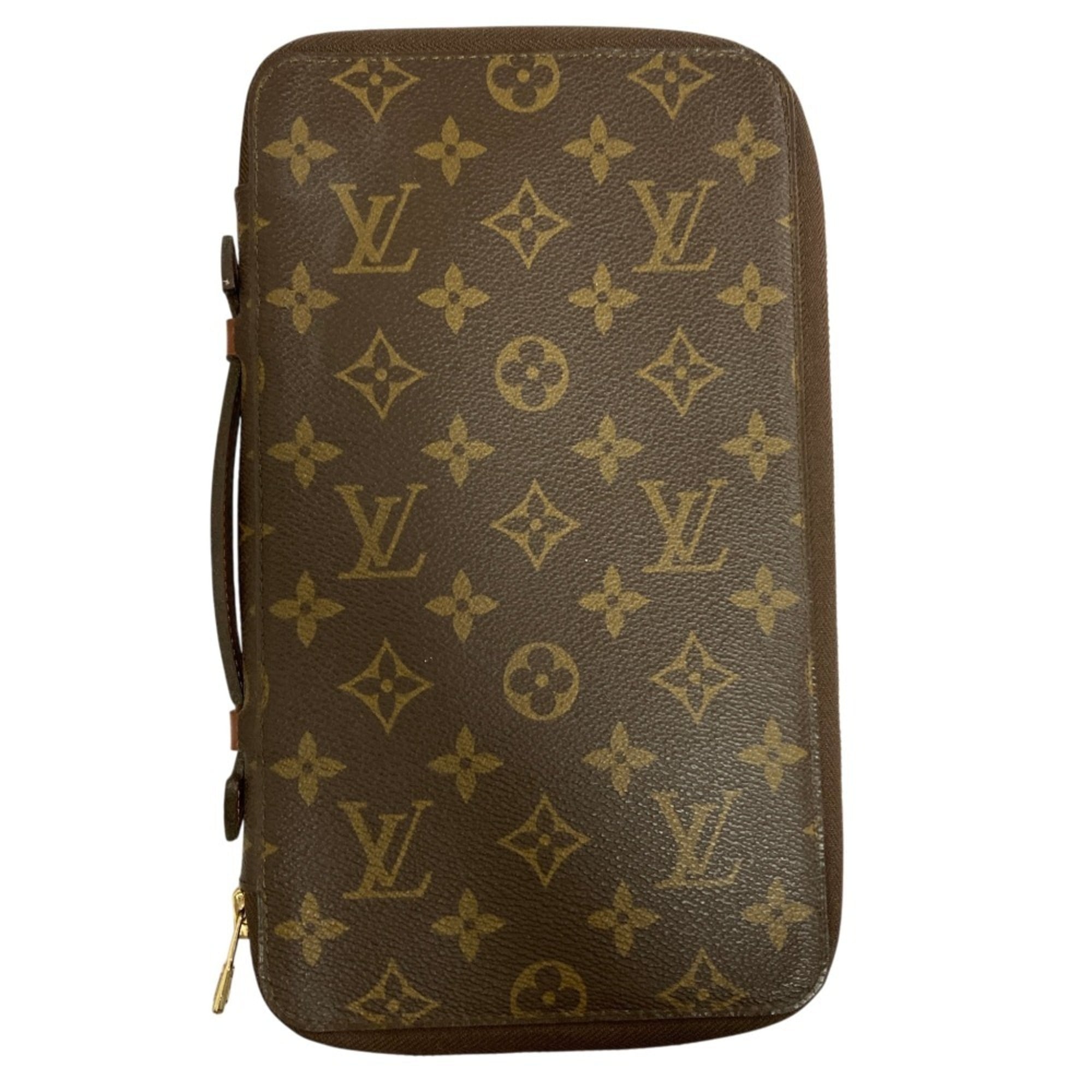 Louis Vuitton Brown Monogram Clutch Bag (Pre-Owned)