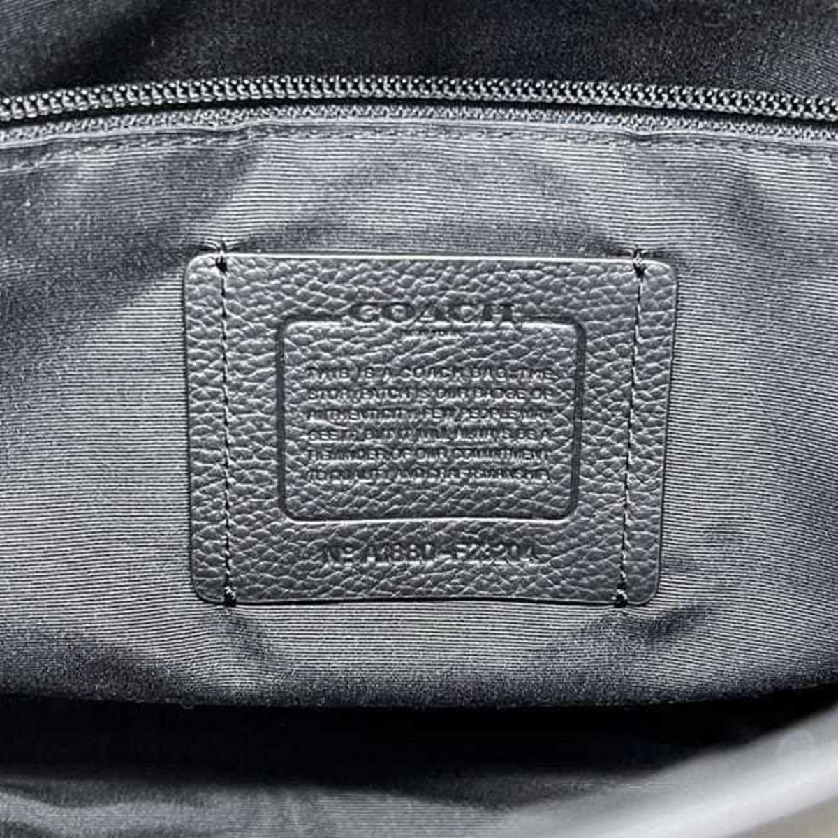 Coach Black Leather Crossbody Bag Shoulder Bag (Pre-Owned)
