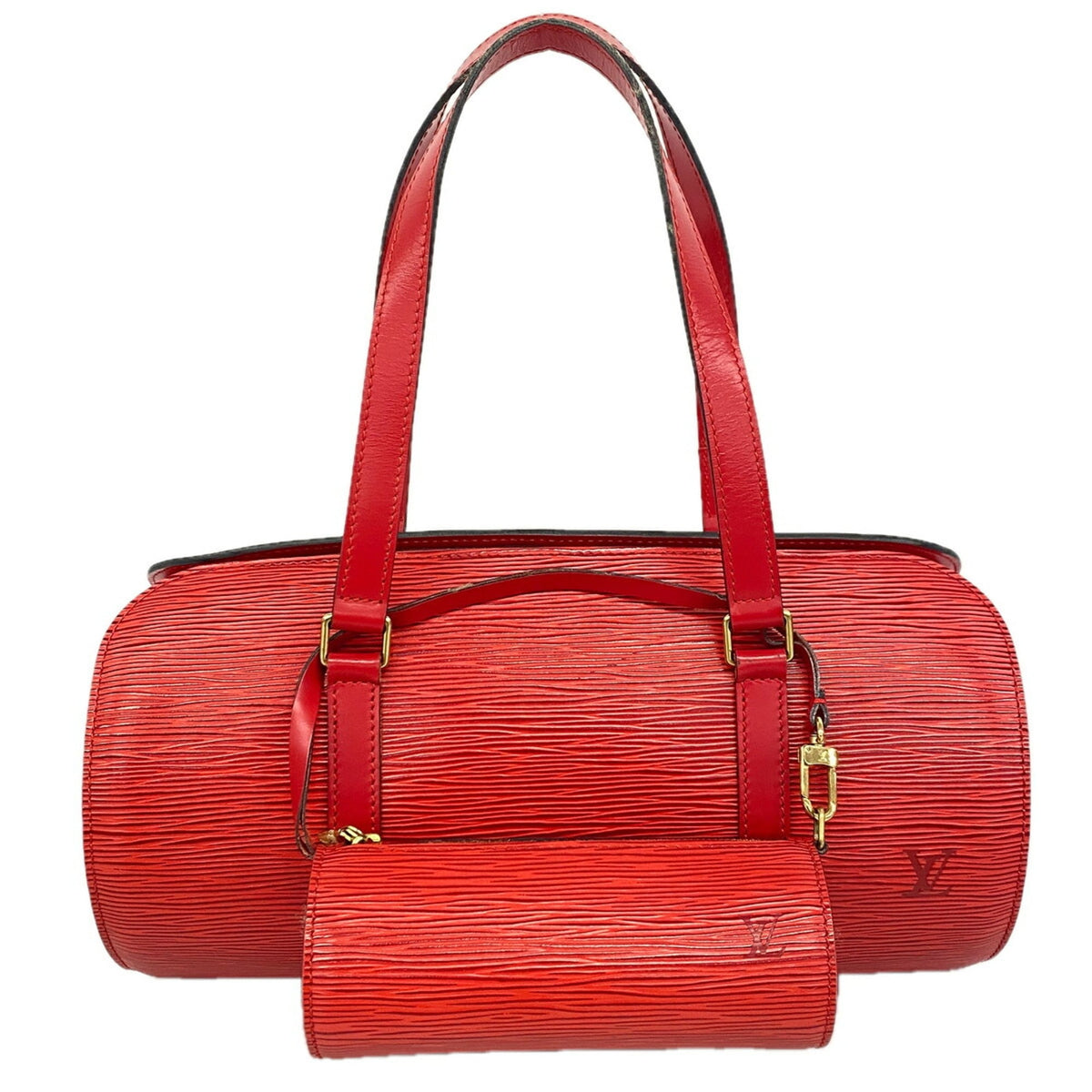 Louis Vuitton Castilian Red Handbag (Pre-Owned)