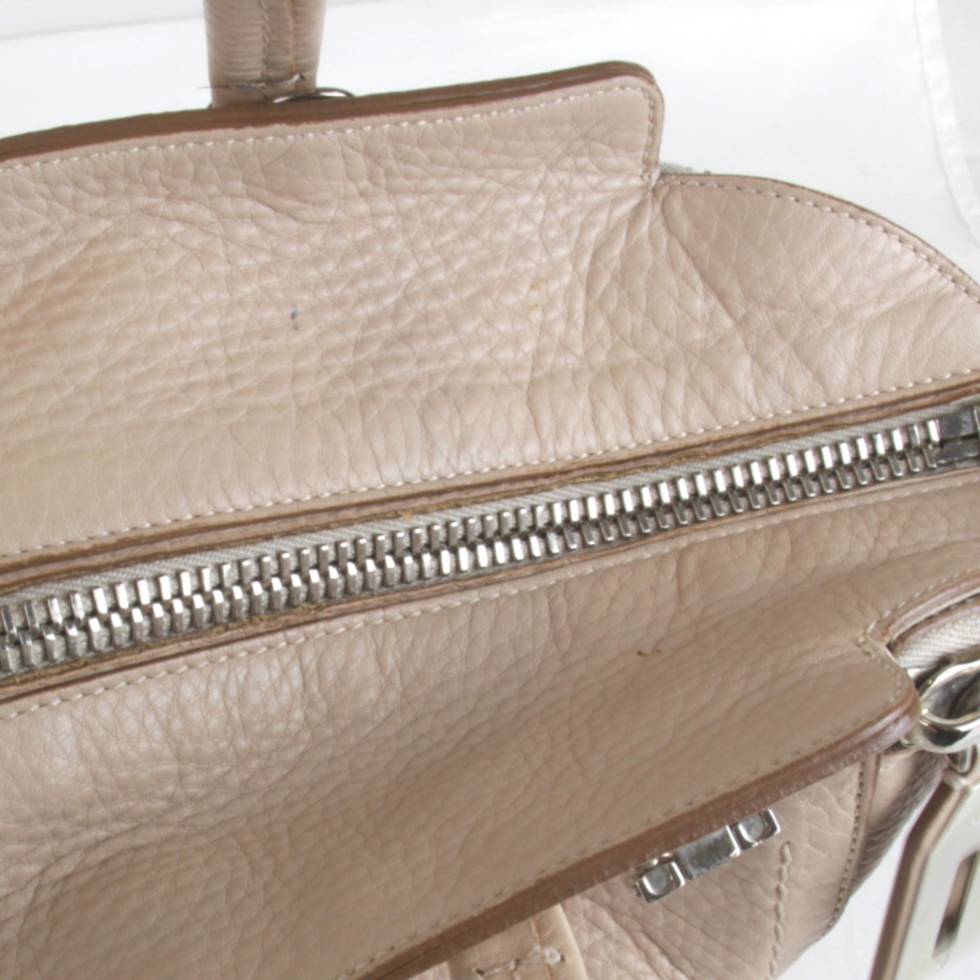 Salvatore Ferragamo Pink Leather Handbag (Pre-Owned)