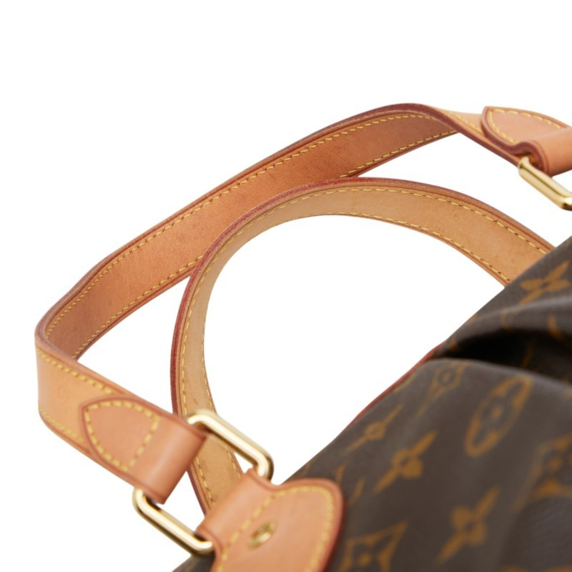 Louis Vuitton Brown Pvc Leather Handbag Shoulder Bag (Pre-Owned)