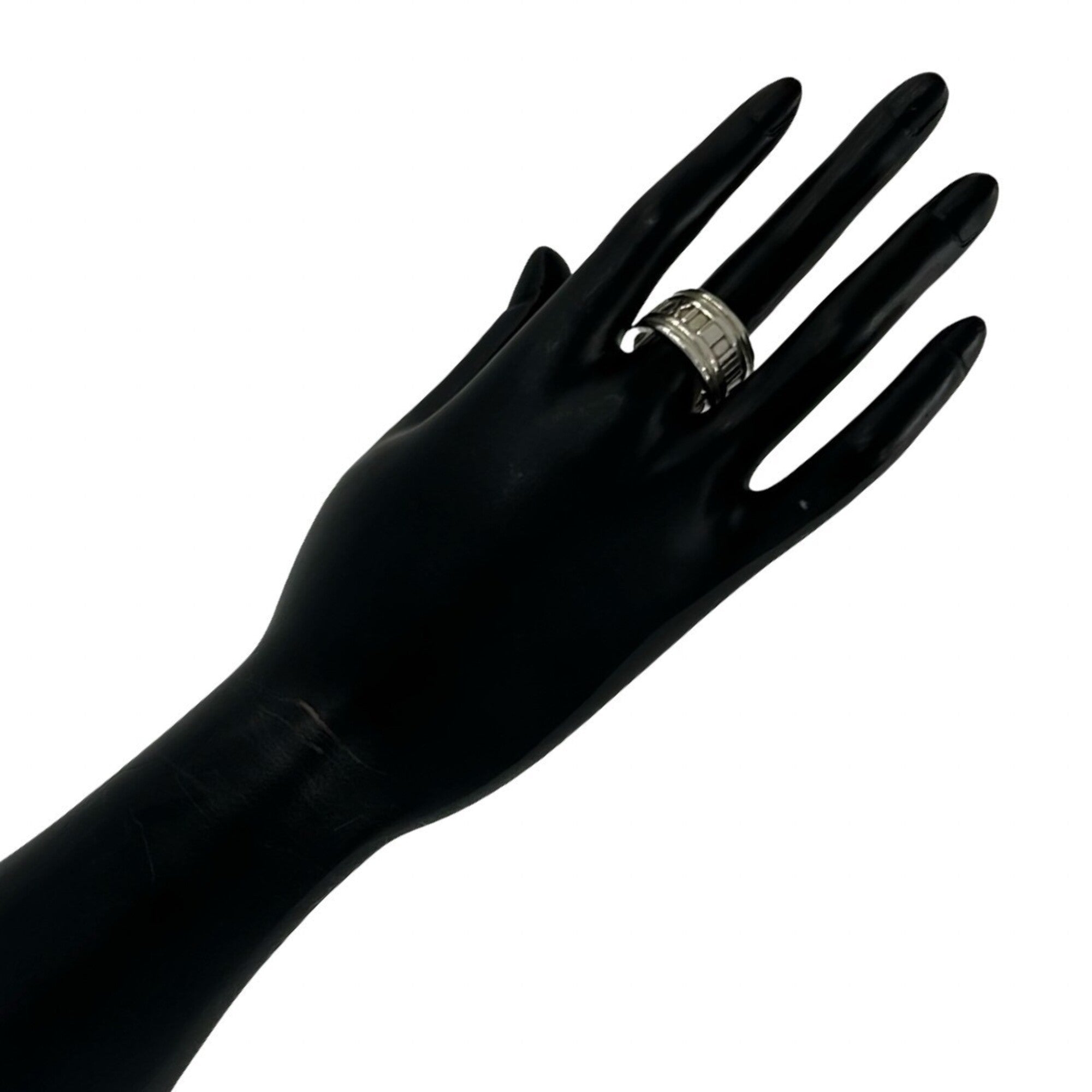 Tiffany Silver Silver 925 Band Ring (Pre-Owned)