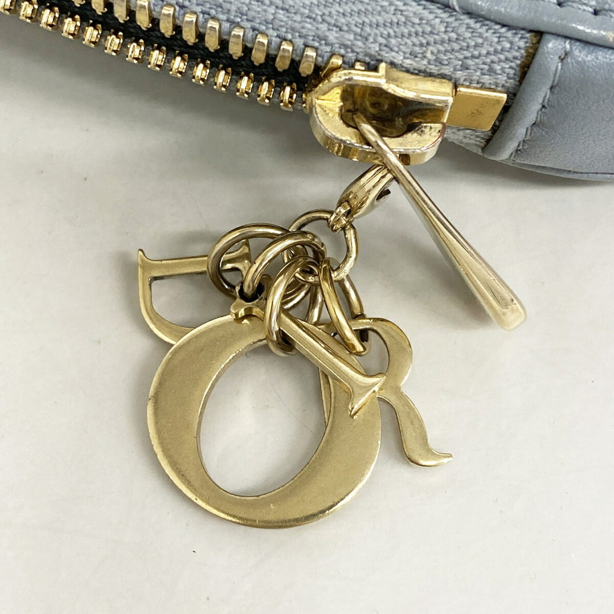 Christian Dior Blue Leather Shoulder Bag (Pre-Owned)