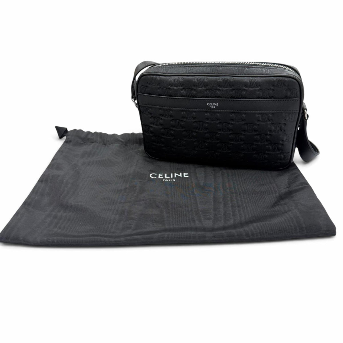 Celine Black Leather Shoulder Bag (Pre-Owned)