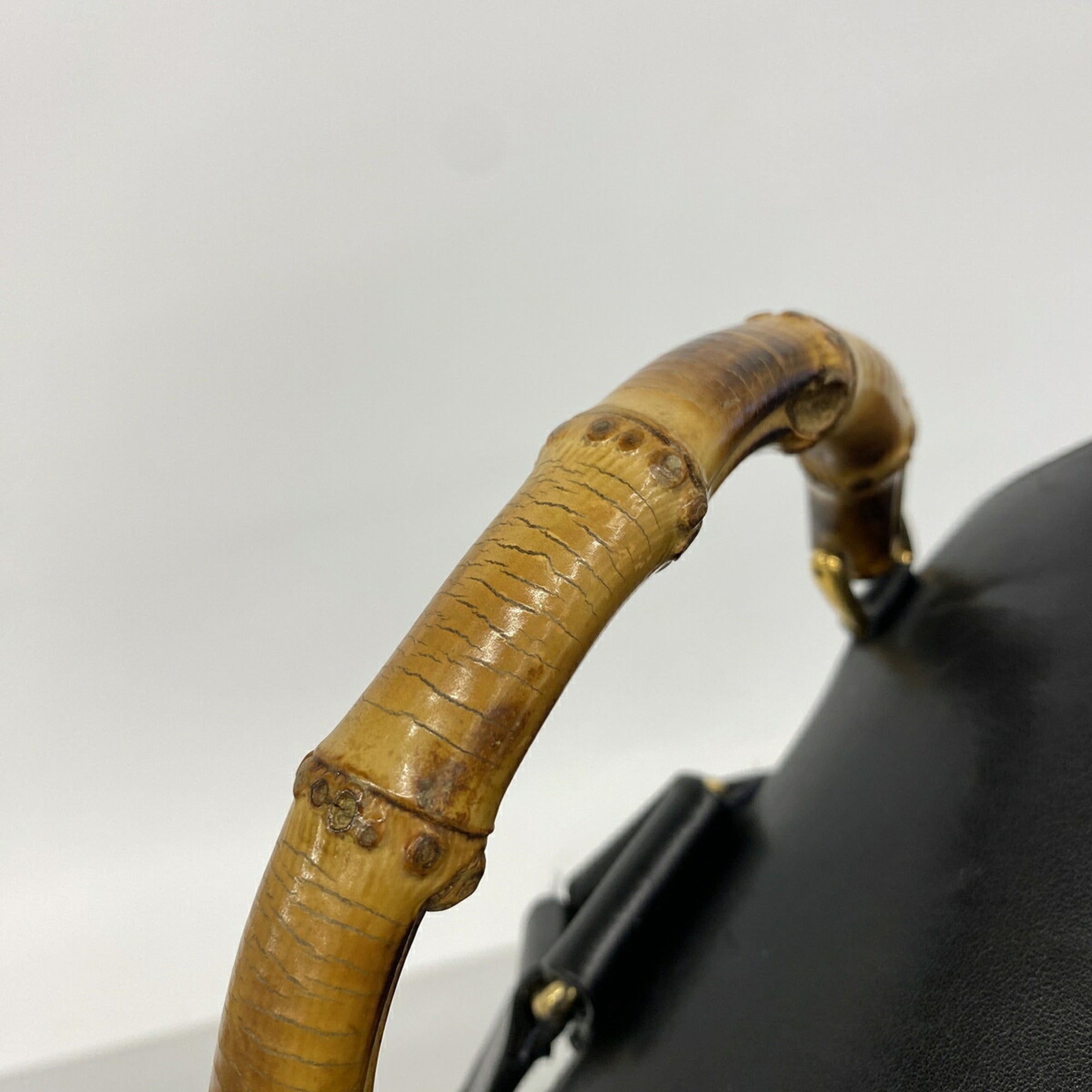 Gucci Black Leather Backpack (Pre-Owned)