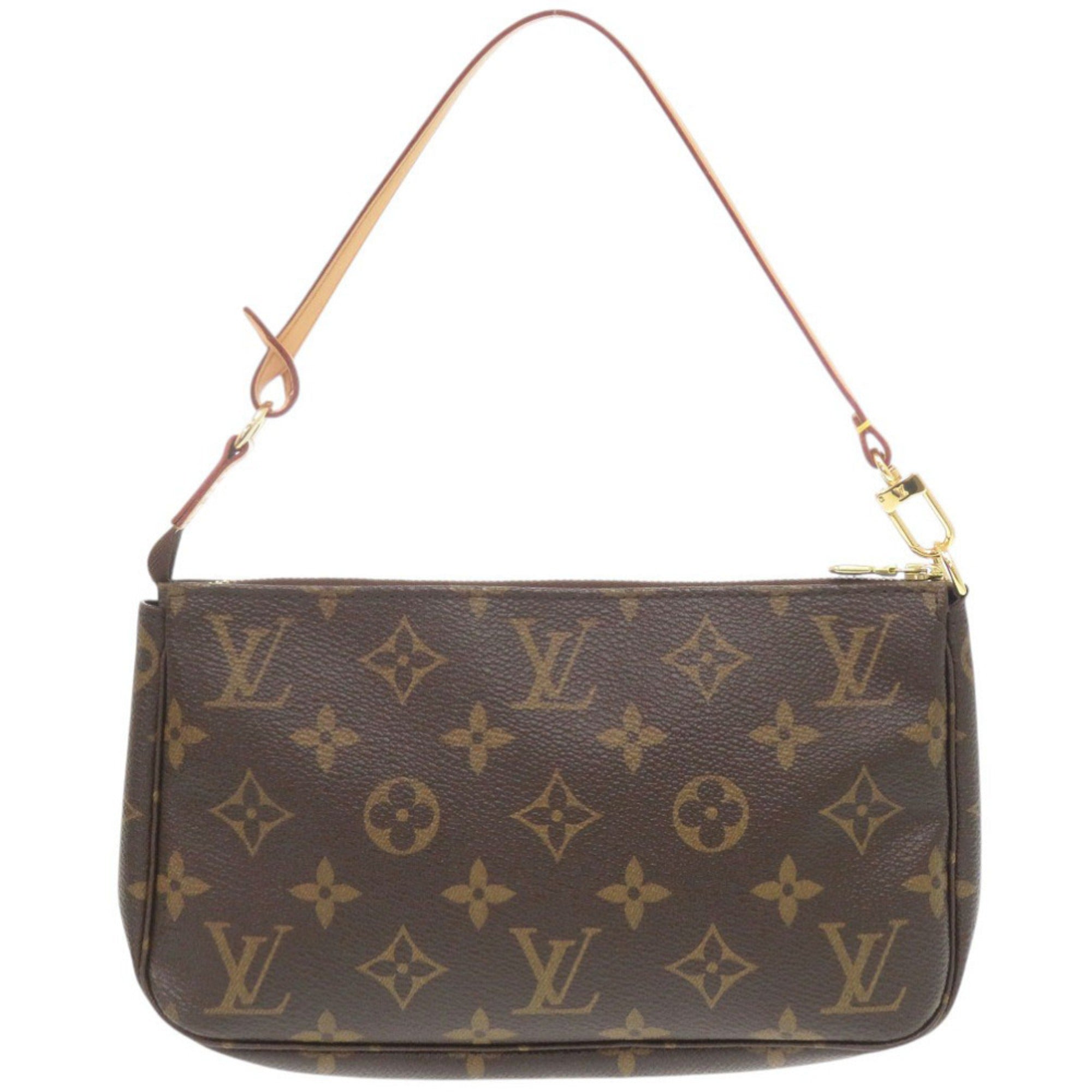 Louis Vuitton Brown Monogram Monogram Handbag Pochette Pouch (Pre-Owned)