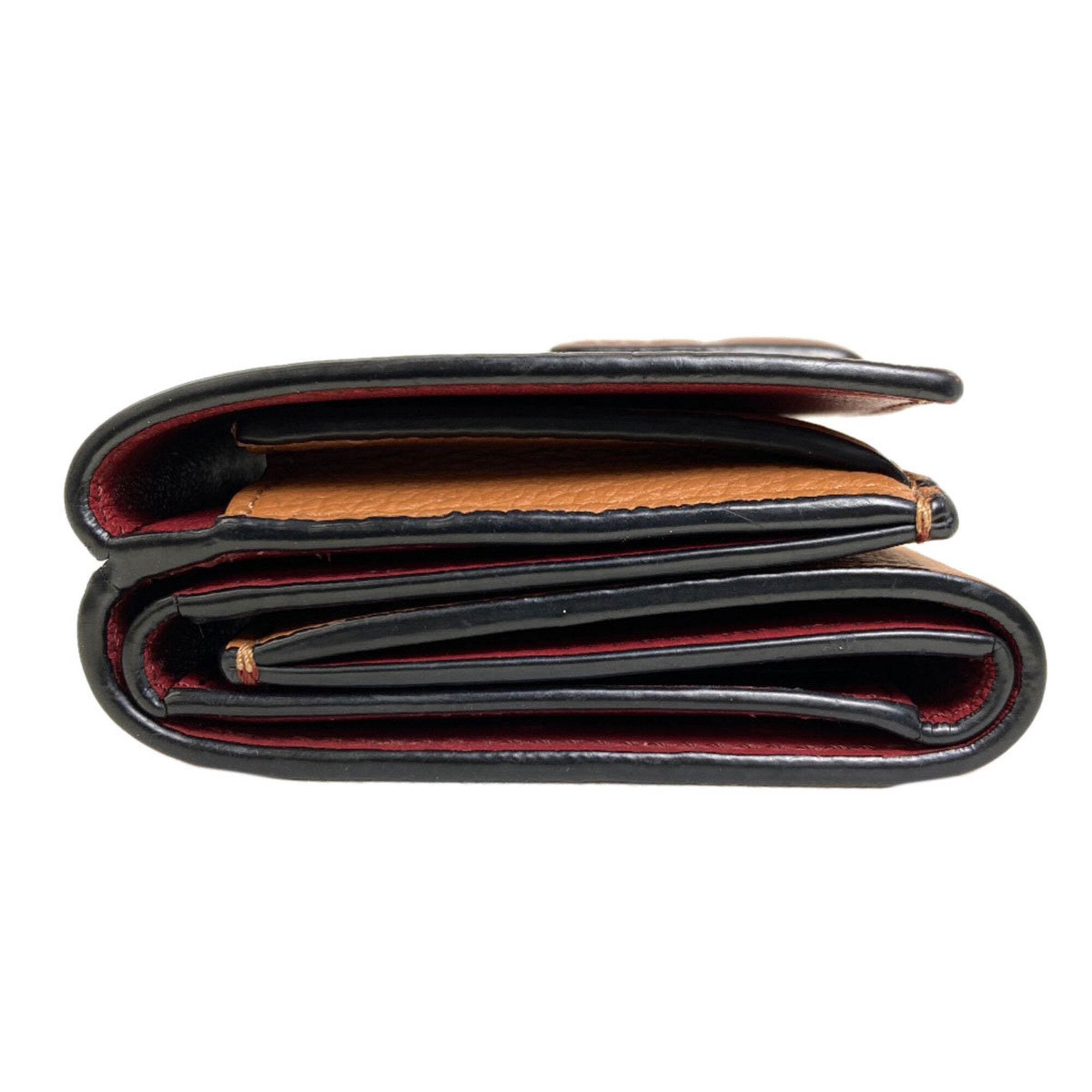 Loewe Brown Leather Wallet (Tri-Fold) (Pre-Owned)